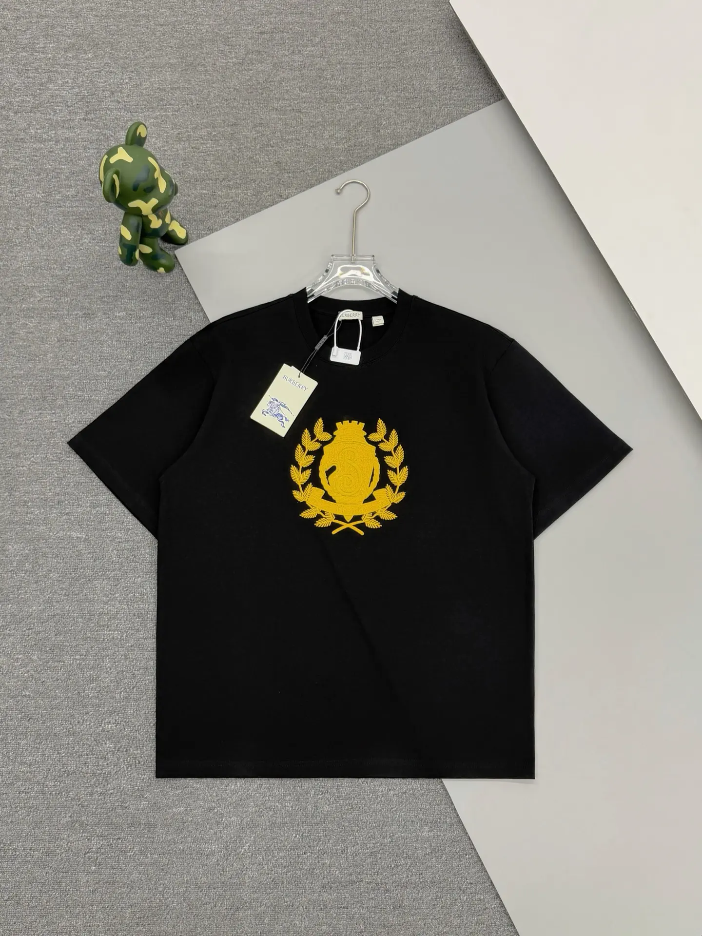 Embroidered Crest Cotton Jersey T-Shirt D14013480