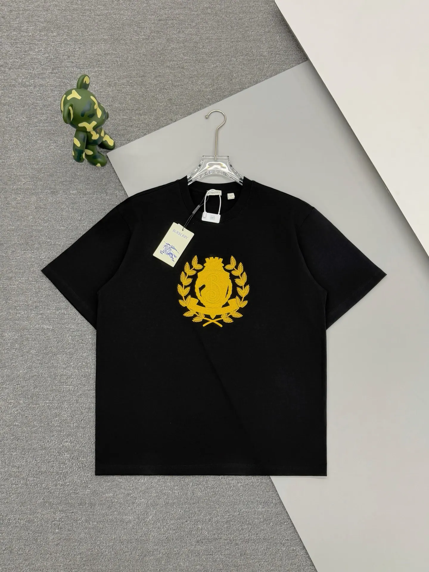 Embroidered Crest Cotton Jersey T-Shirt D14013480