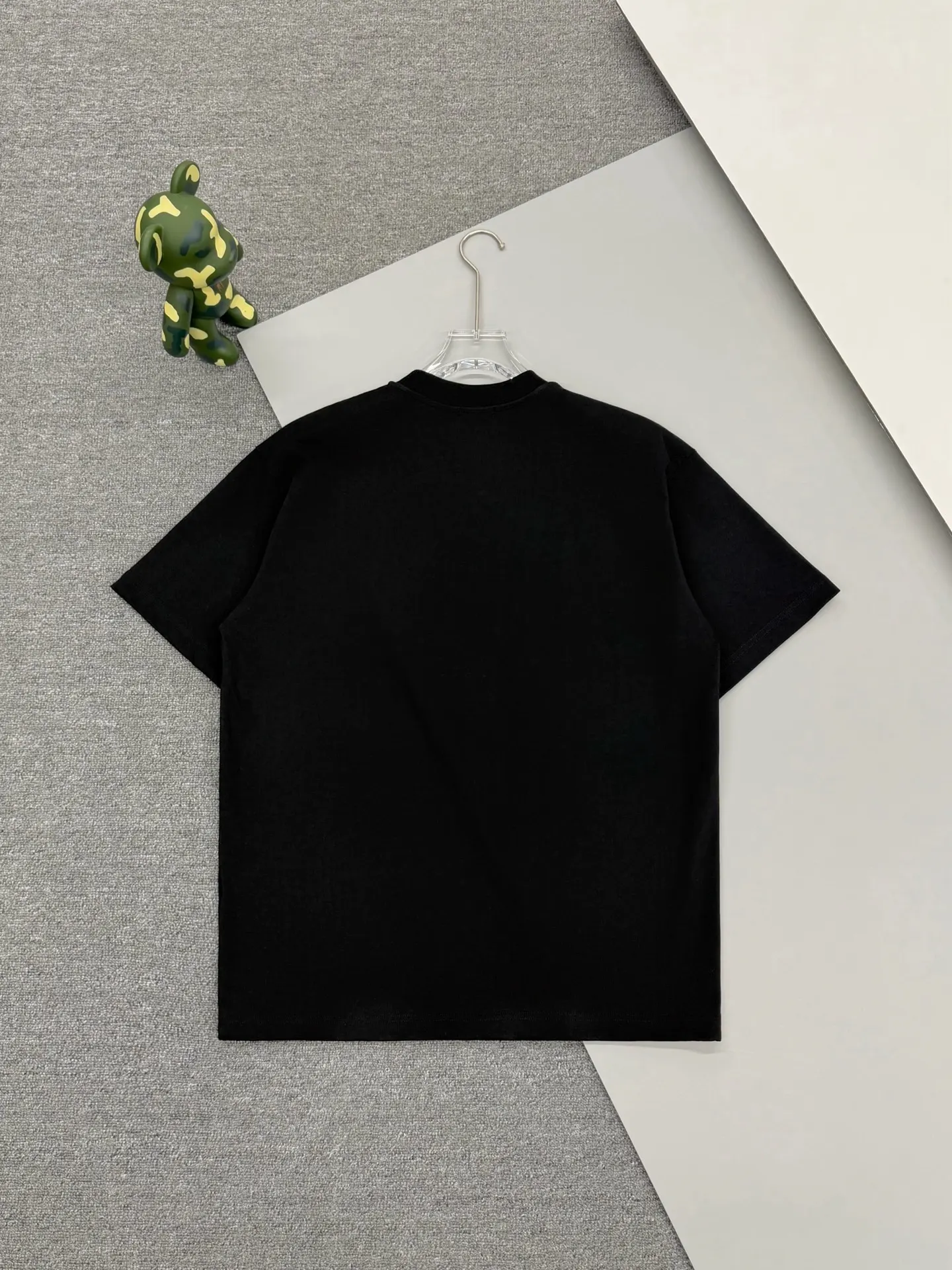 Logo Embroidery Check-Panel T-Shirt D14013478 — view 2