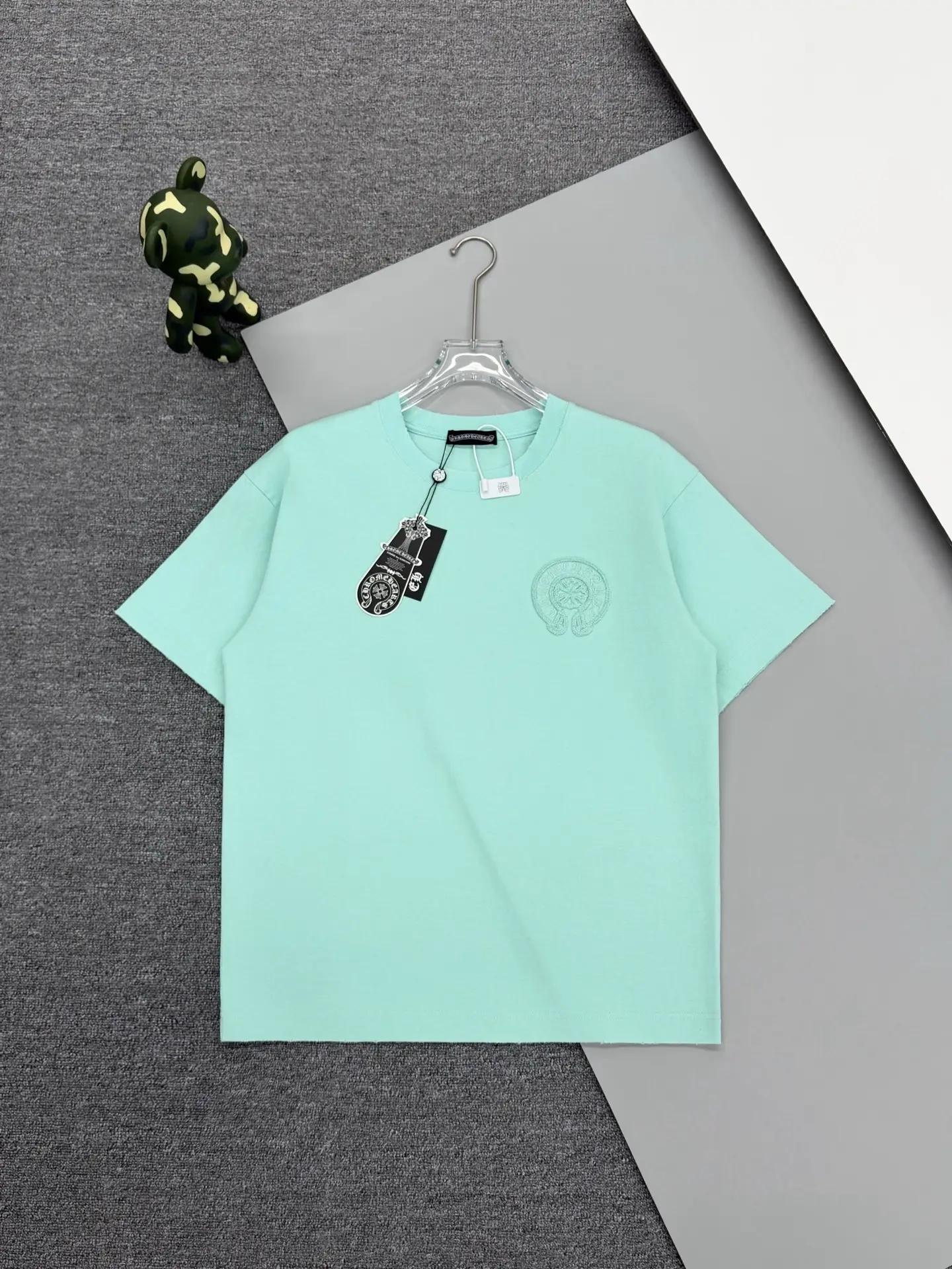 Horseshoe Embroidered Cotton T-Shirt D15013657