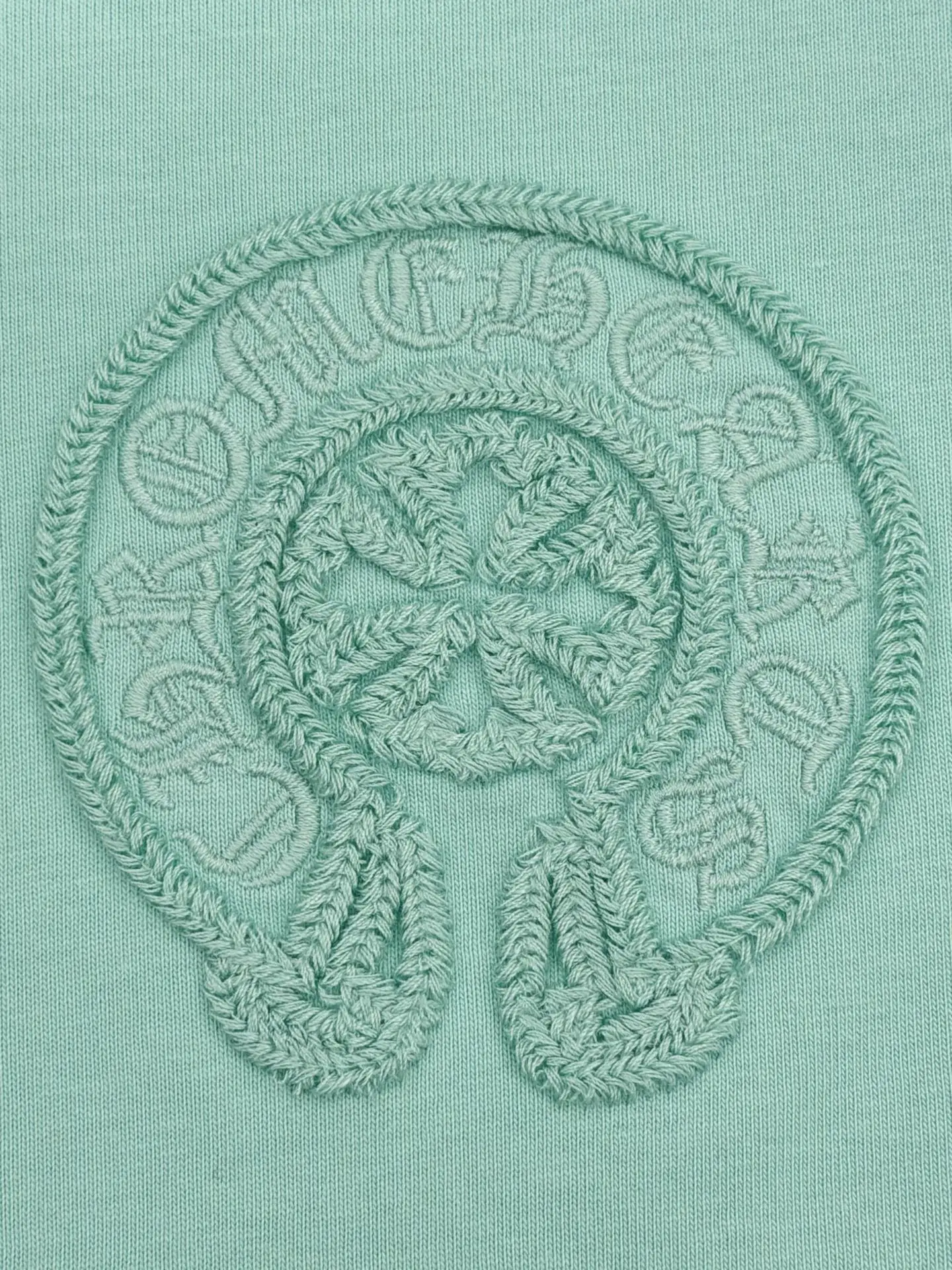 Horseshoe Embroidered Cotton T-Shirt D15013657 — view 4