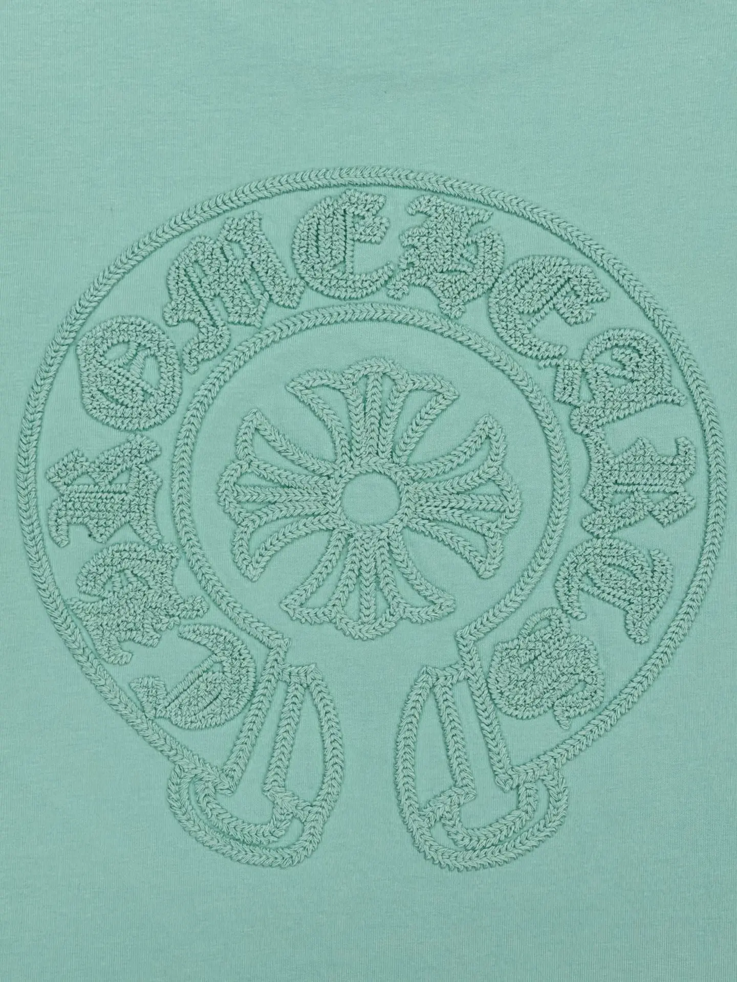 Horseshoe Embroidered Cotton T-Shirt D15013657 — view 8