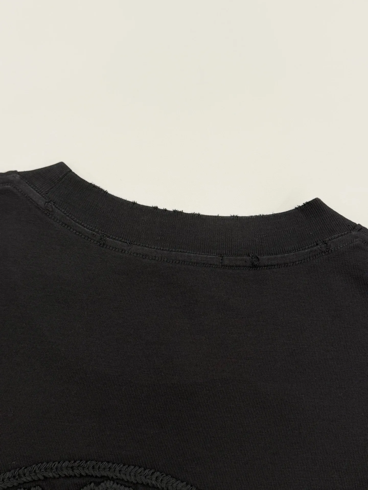 Horseshoe Embroidered Distressed T-Shirt D15013658 — view 6