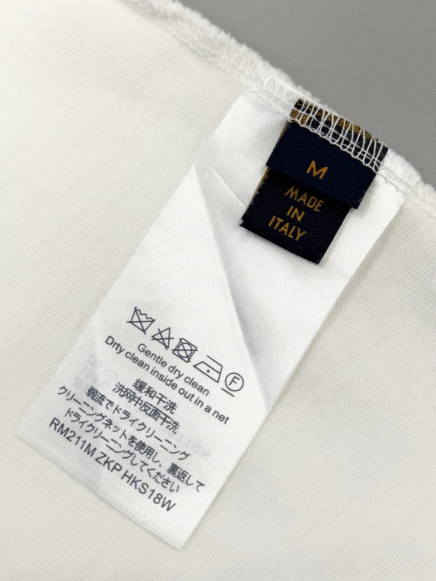 Embroidered Logo Cotton T-Shirt D15013654 — view 8