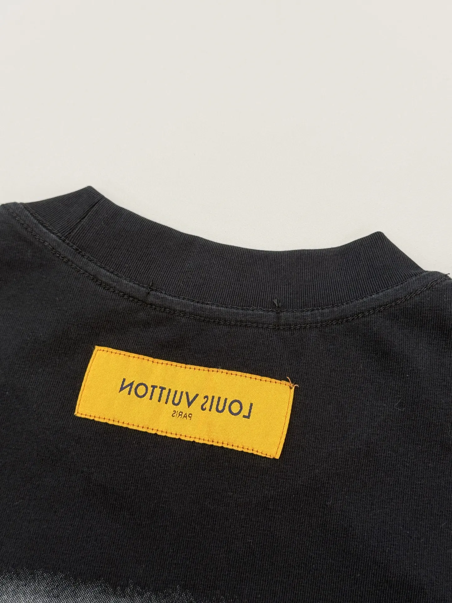 Embroidered Denim Patch Logo T-Shirt D15013655 — view 6