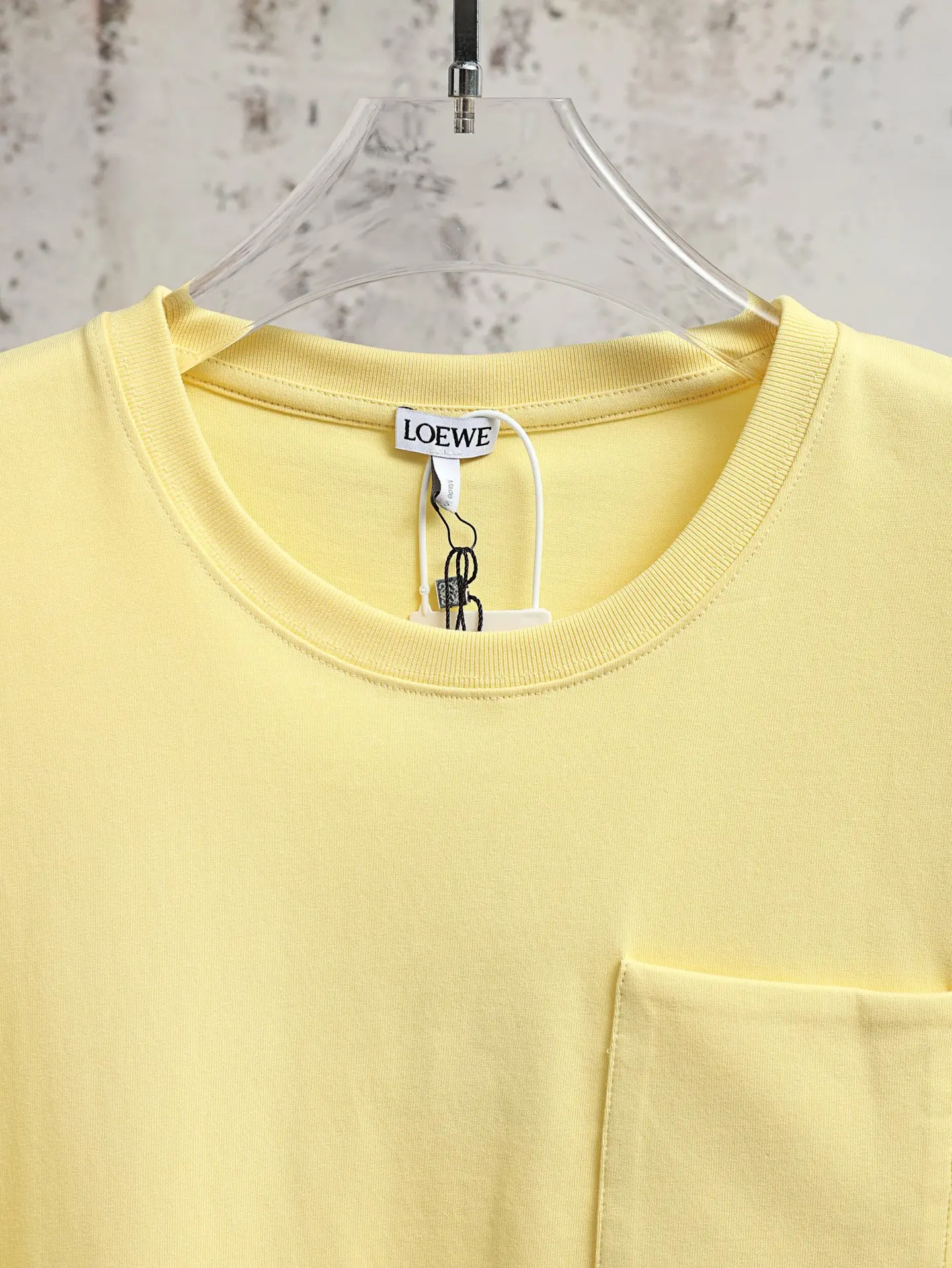Anagram Embroidered Cotton Pocket T-Shirt D16021913 — view 5