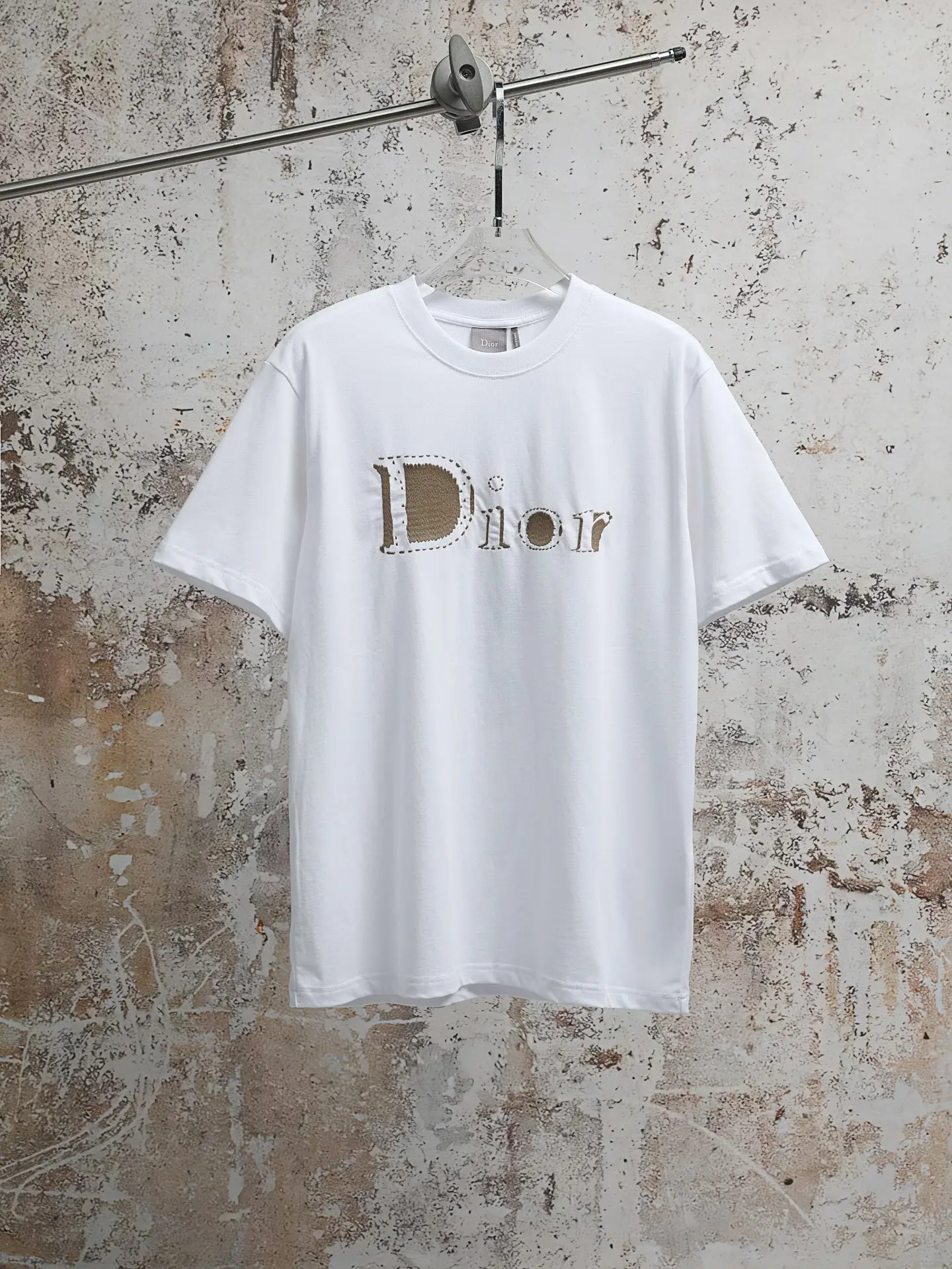 Embroidered Logo Cotton Jersey T-Shirt D16521944