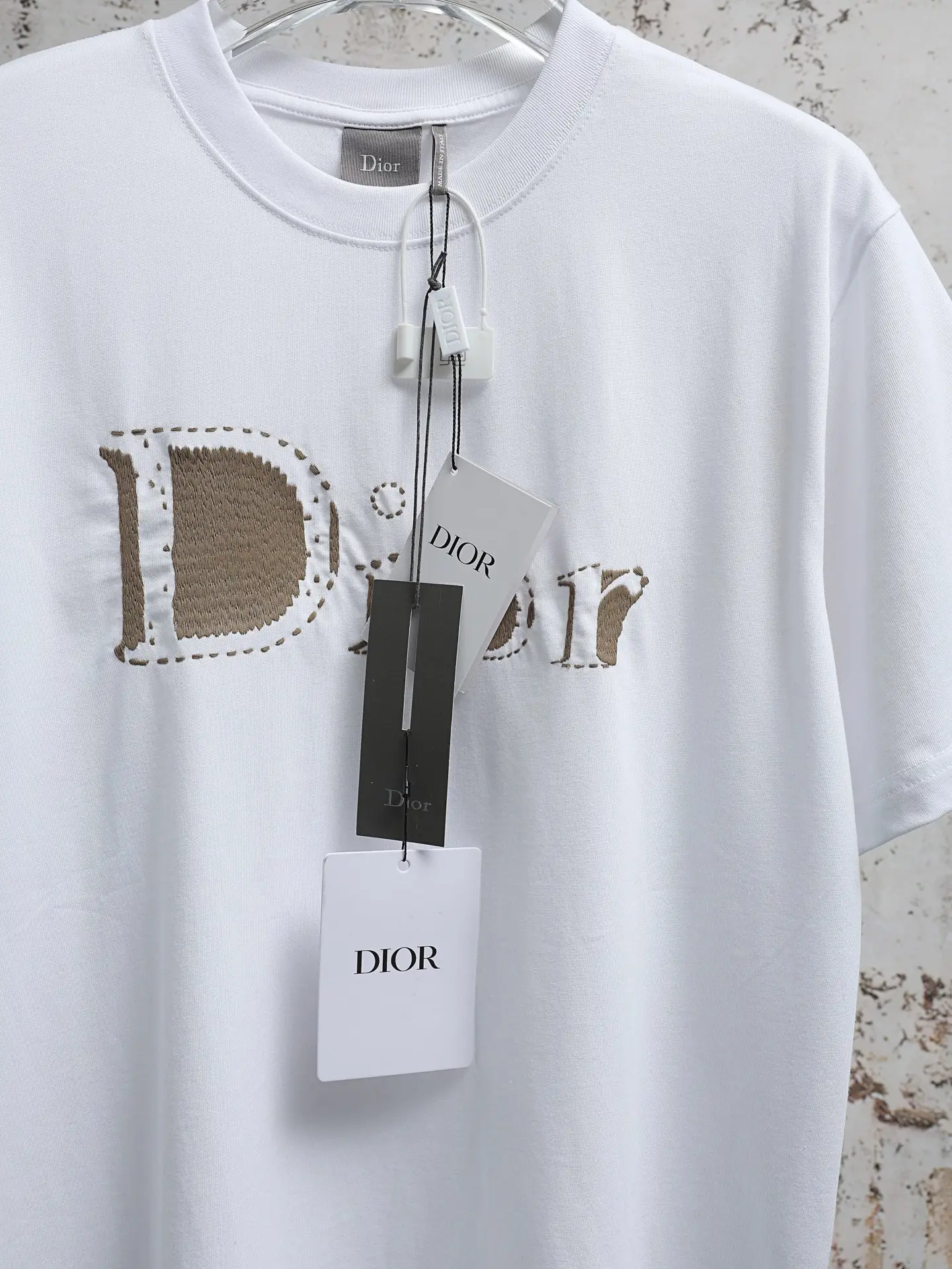 Embroidered Logo Cotton Jersey T-Shirt D16521944 — view 5
