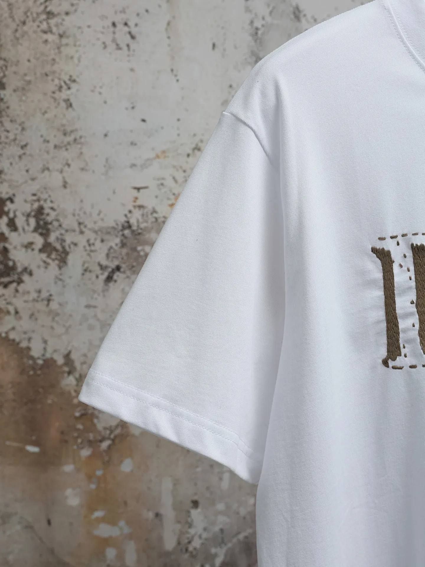 Embroidered Logo Cotton Jersey T-Shirt D16521944 — view 8