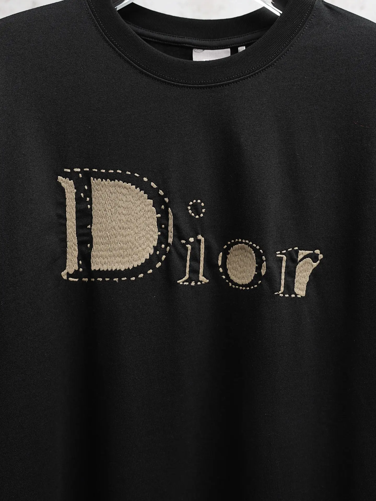 Embroidered Logo Cotton Jersey T-Shirt D16521943 — view 3
