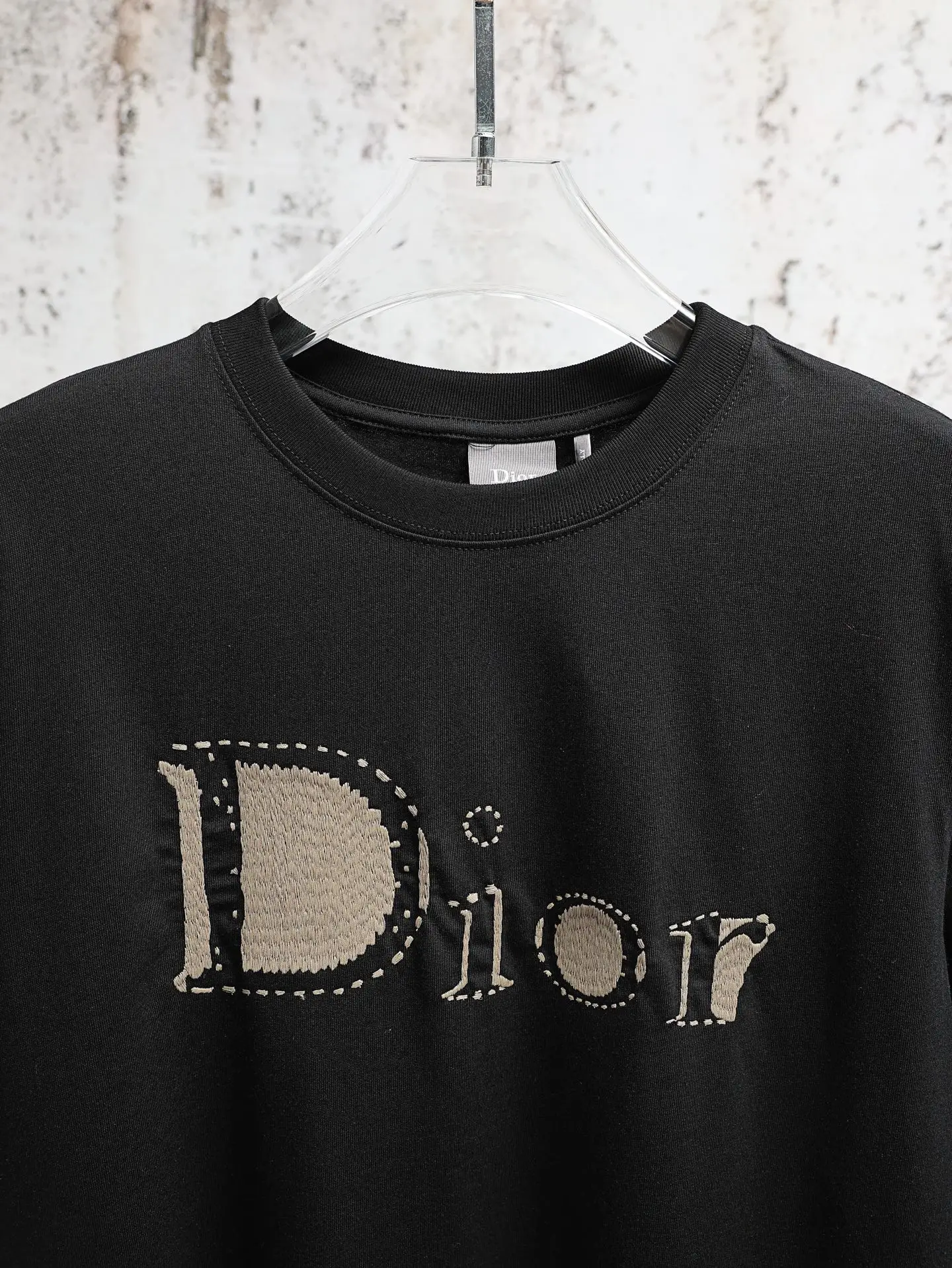 Embroidered Logo Cotton Jersey T-Shirt D16521943 — view 4