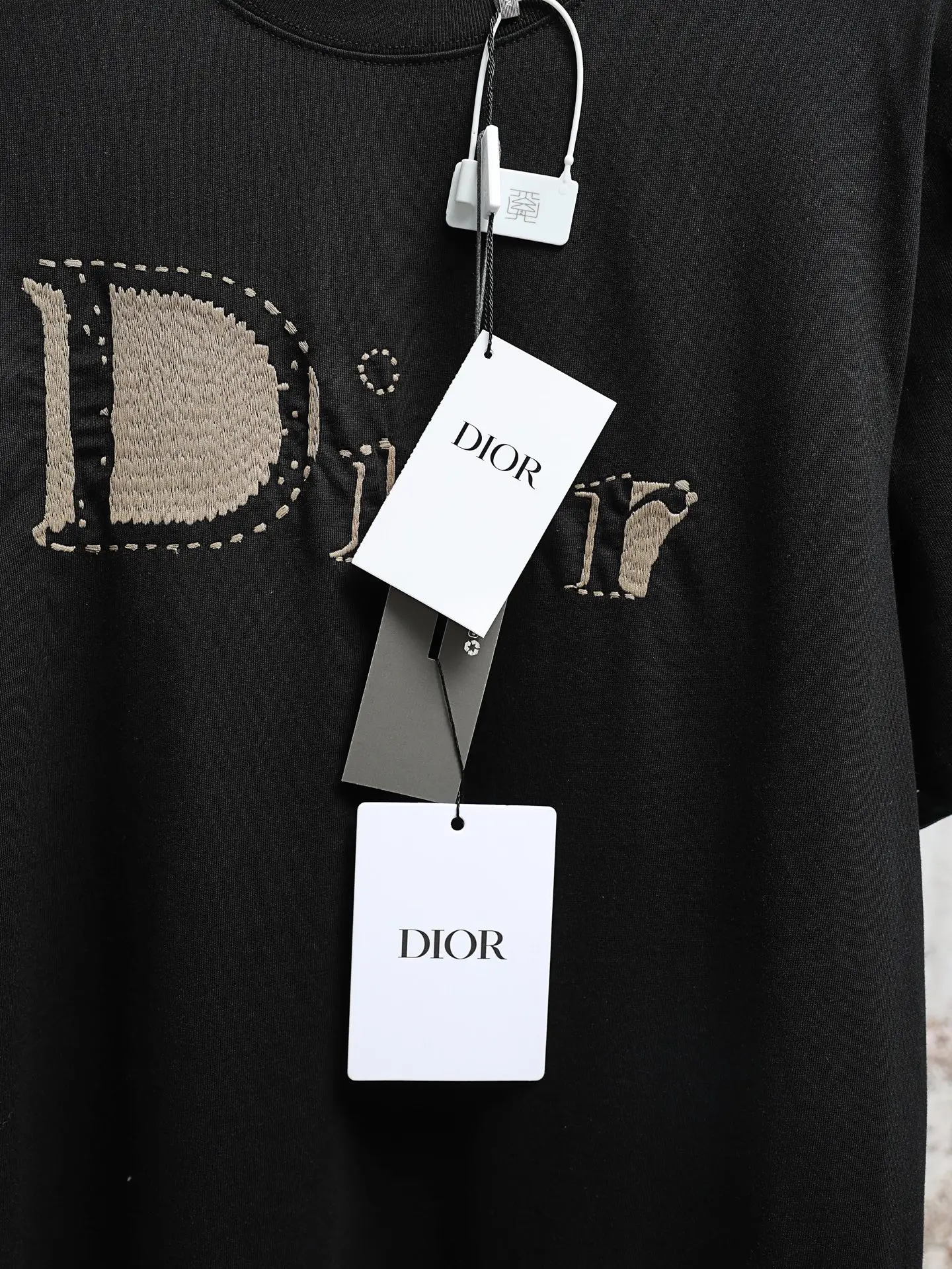 Embroidered Logo Cotton Jersey T-Shirt D16521943 — view 5