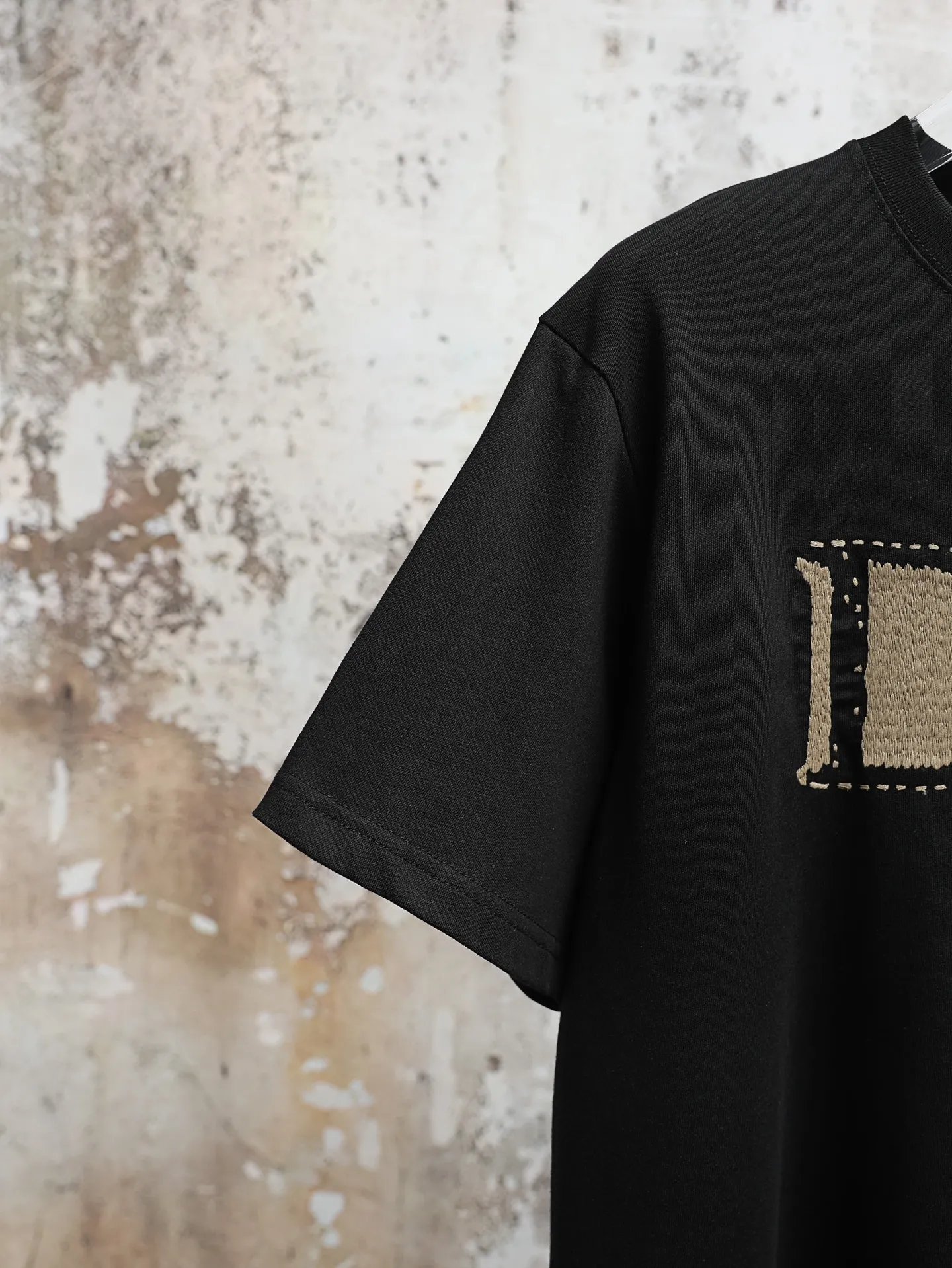 Embroidered Logo Cotton Jersey T-Shirt D16521943 — view 6