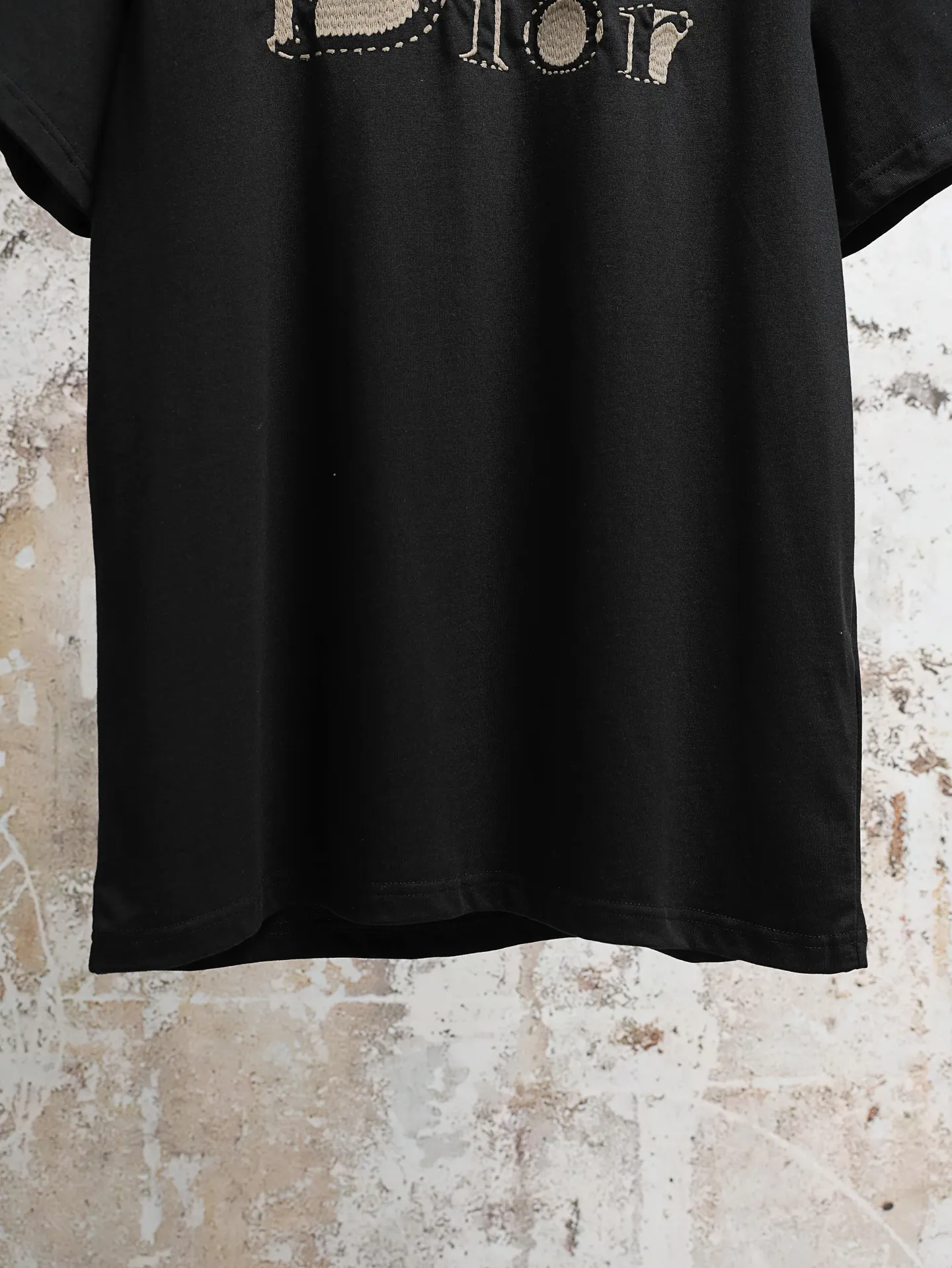 Embroidered Logo Cotton Jersey T-Shirt D16521943 — view 7