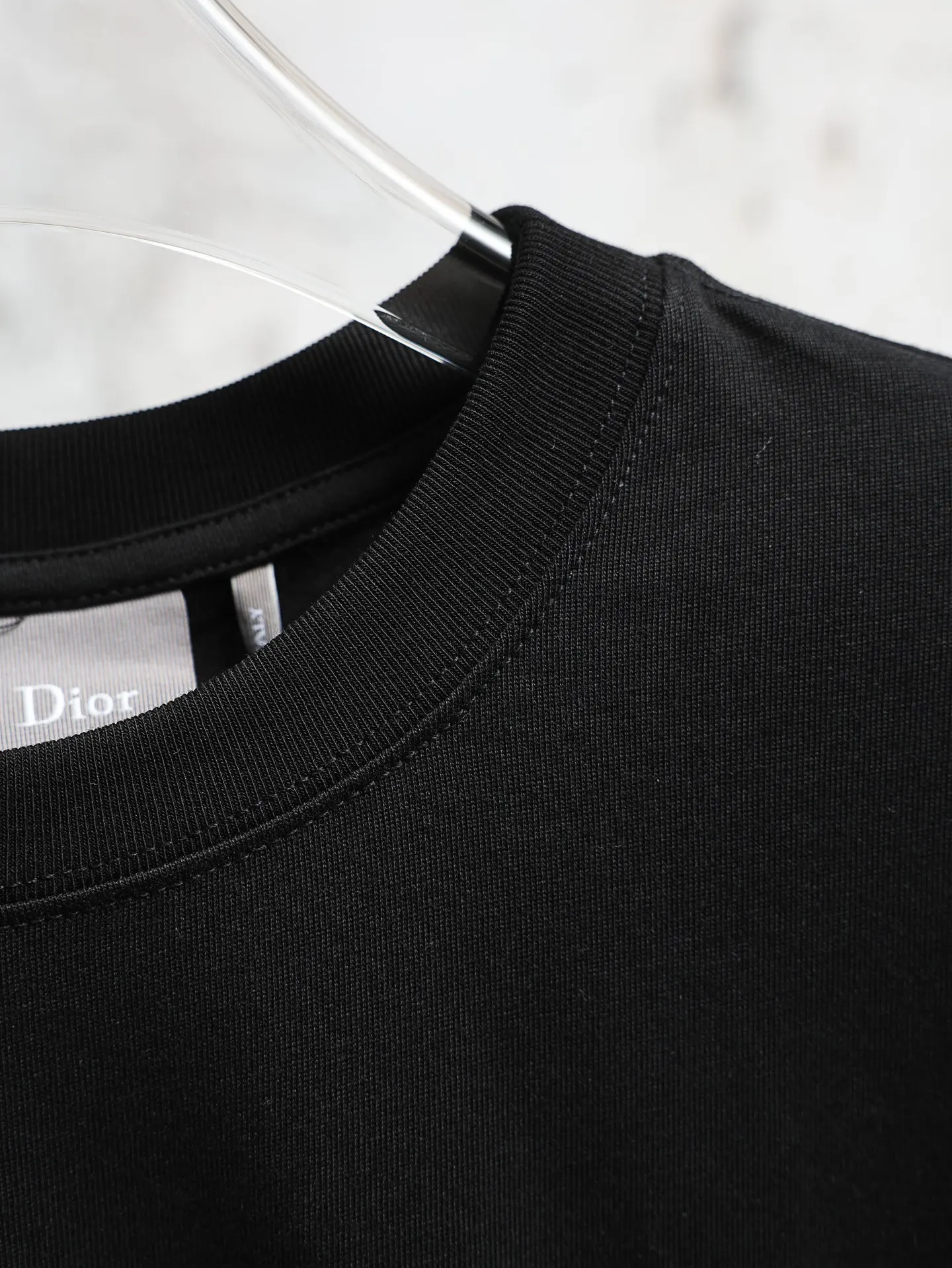 Embroidered Logo Cotton Jersey T-Shirt D16521943 — view 8