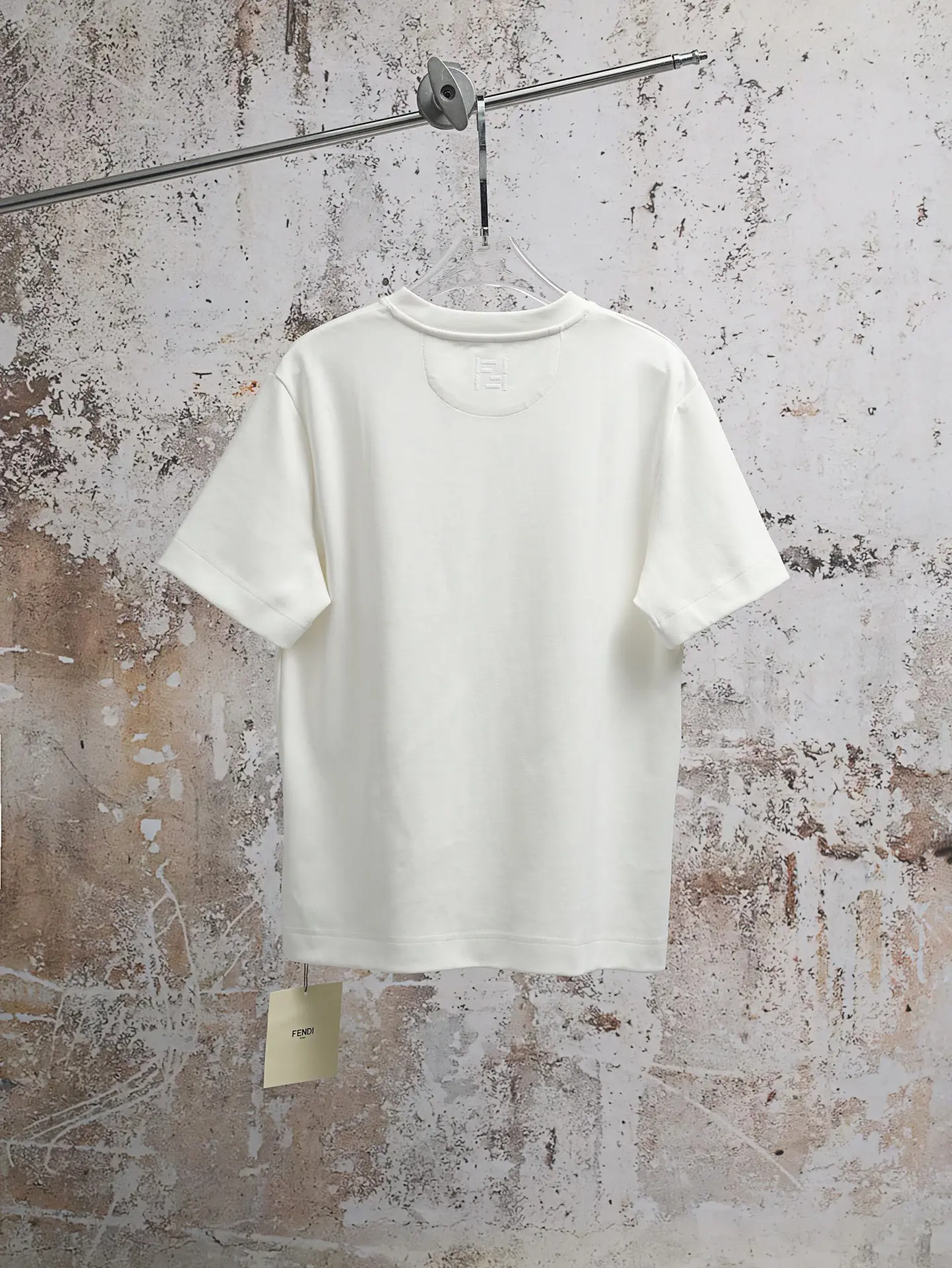 Drawstring Pocket Cotton-Jersey T-Shirt D17521931 — view 2