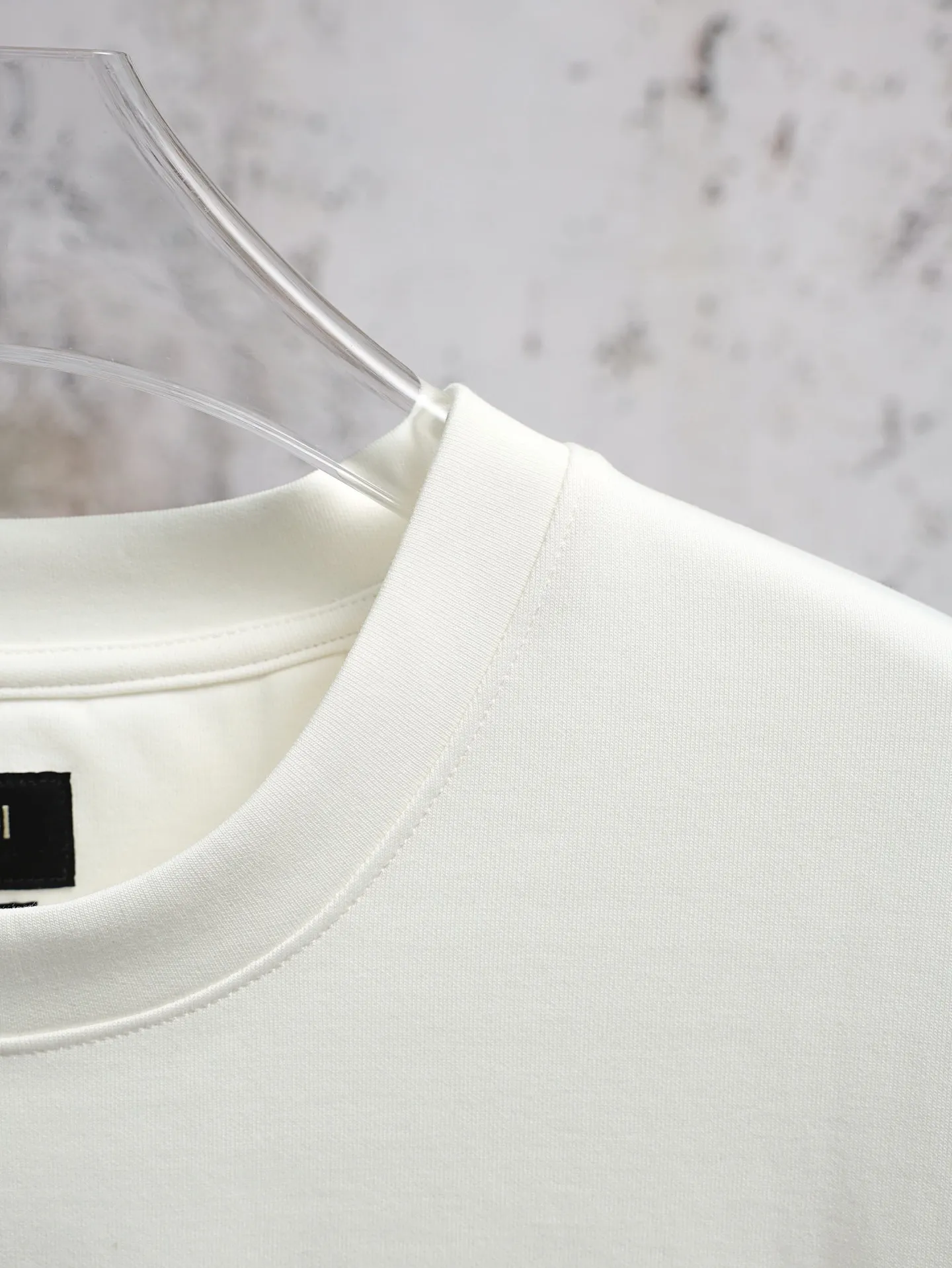 Drawstring Pocket Cotton-Jersey T-Shirt D17521931 — view 7