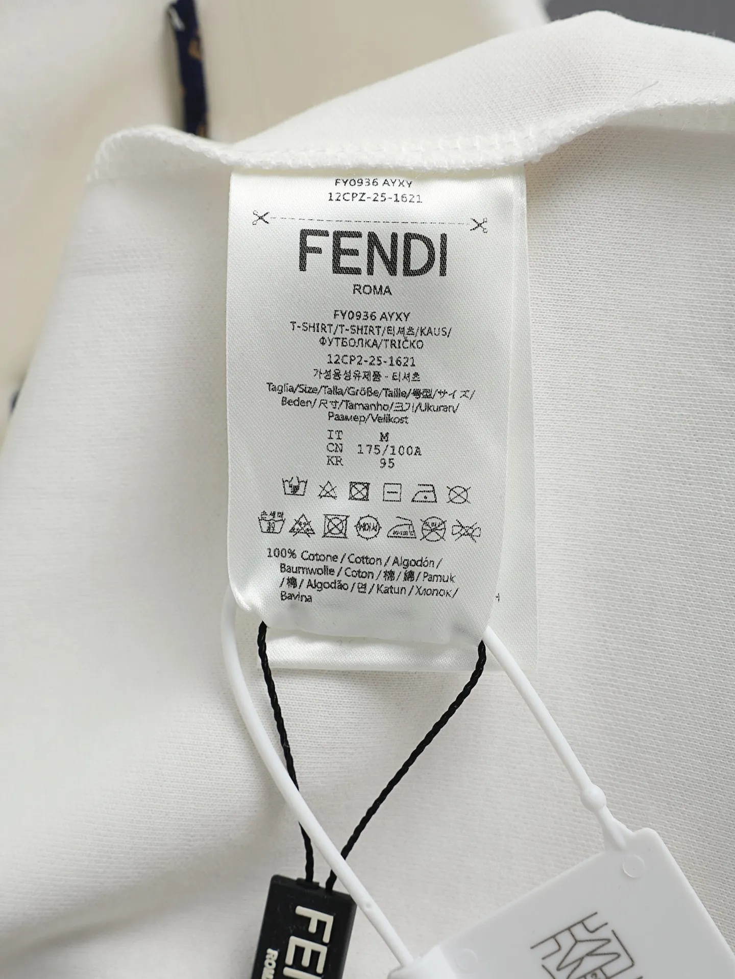 Drawstring Pocket Cotton-Jersey T-Shirt D17521931 — view 9