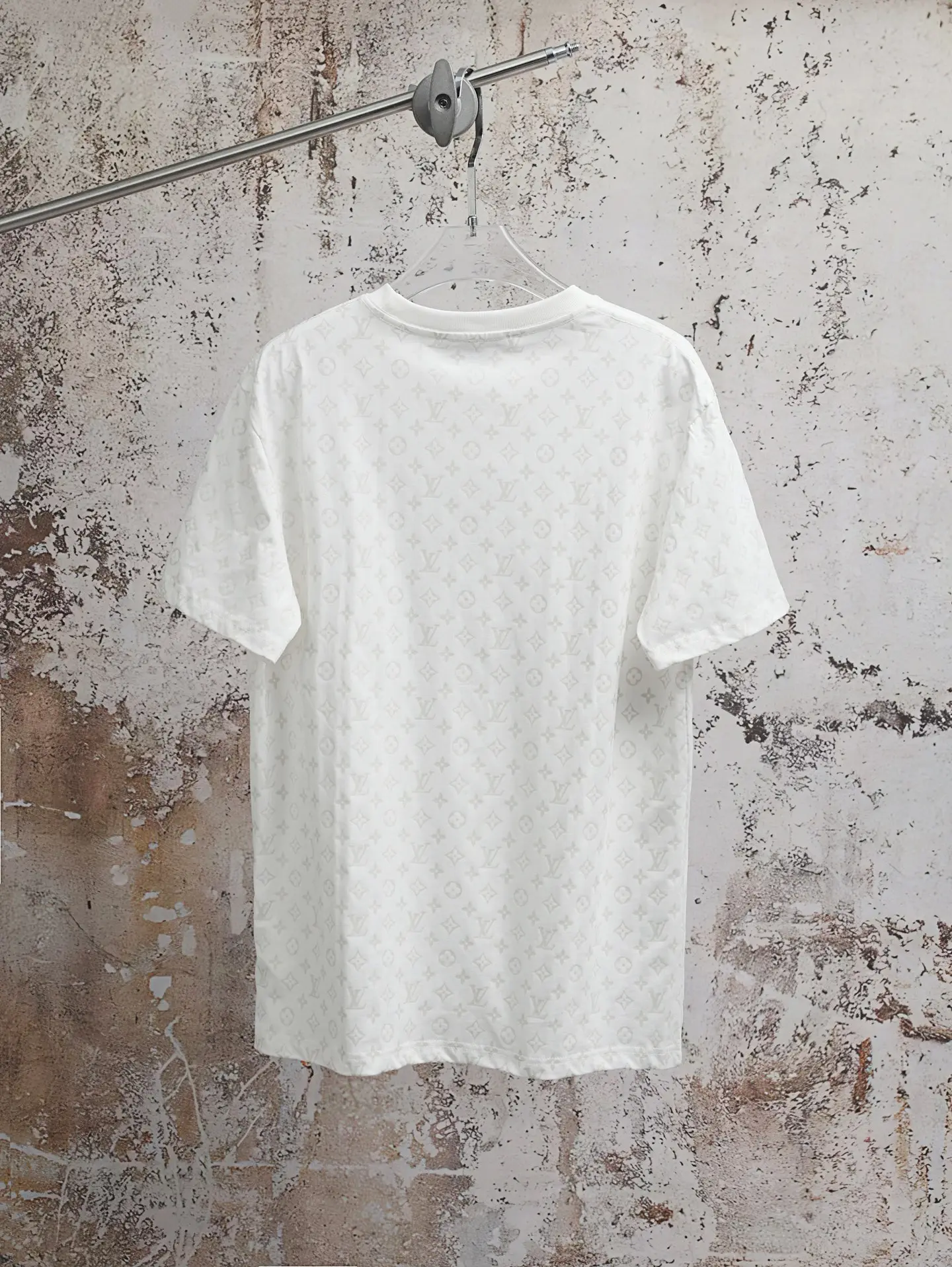 Monogram Phosphorescent Print Cotton T-Shirt D18021906 — view 2
