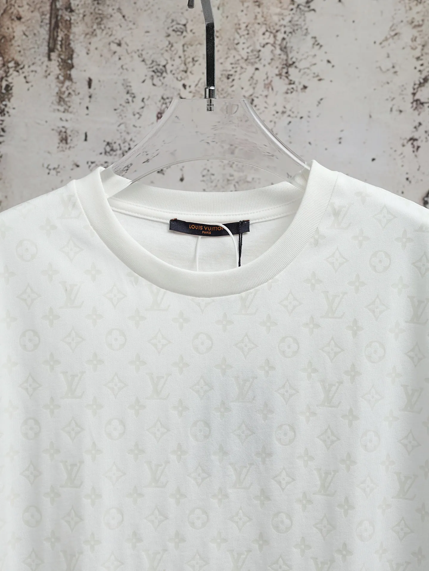 Monogram Phosphorescent Print Cotton T-Shirt D18021906 — view 3