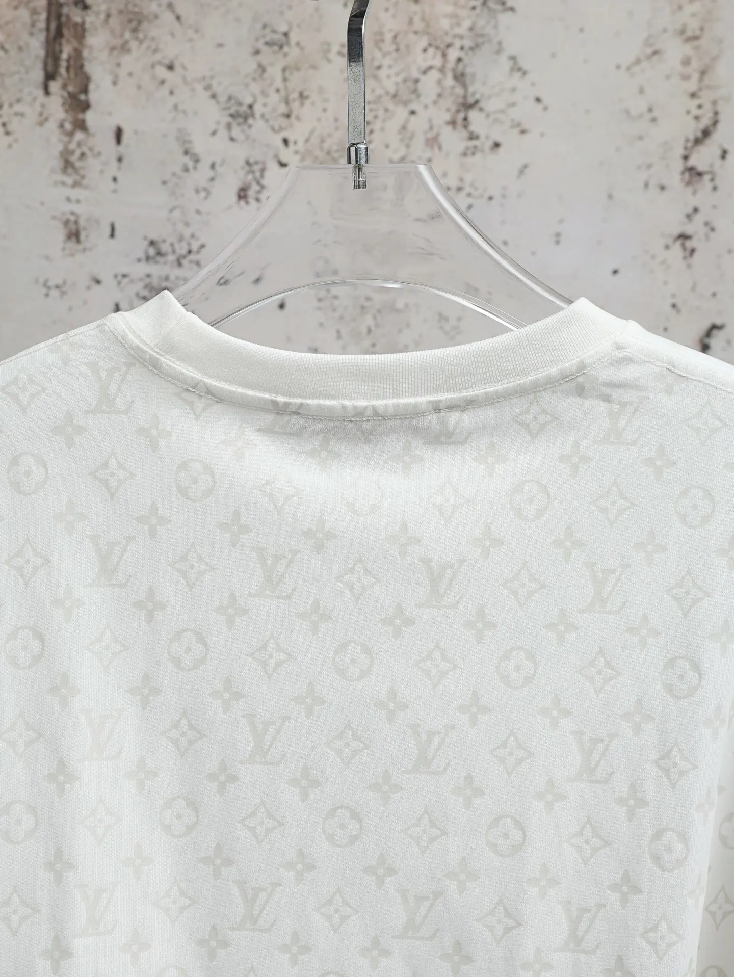 Monogram Phosphorescent Print Cotton T-Shirt D18021906 — view 5