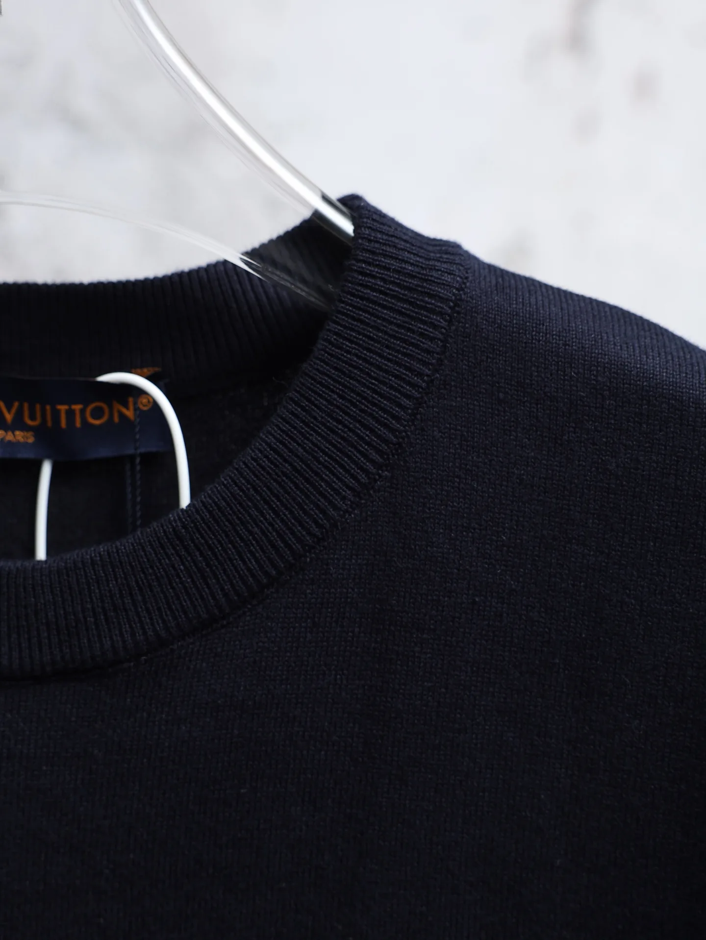LV Leather Patch Cotton Knit T-Shirt D19021935 — view 8