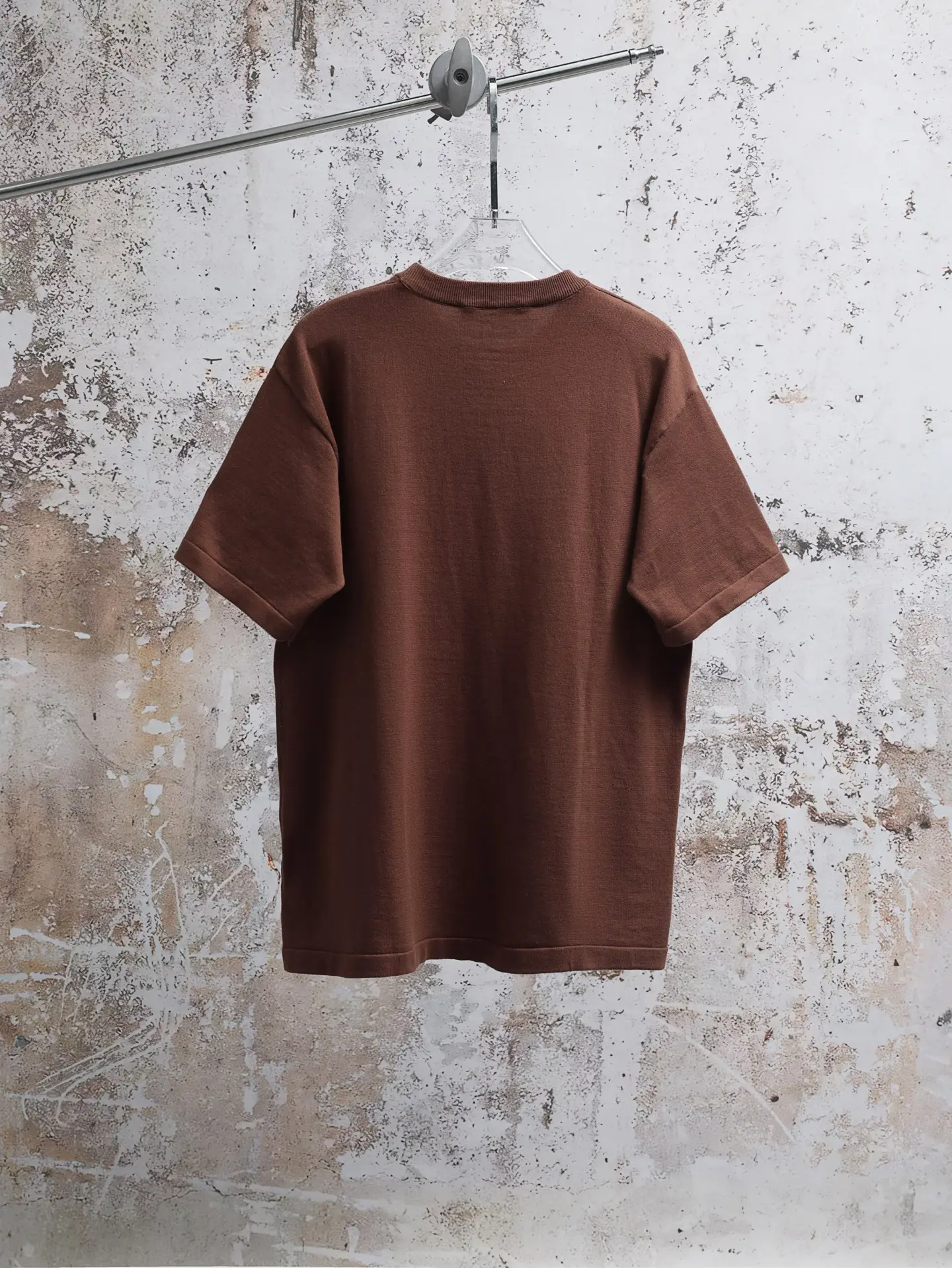 Logo-Embroidered Cotton Knit T-Shirt D19021936 — view 2