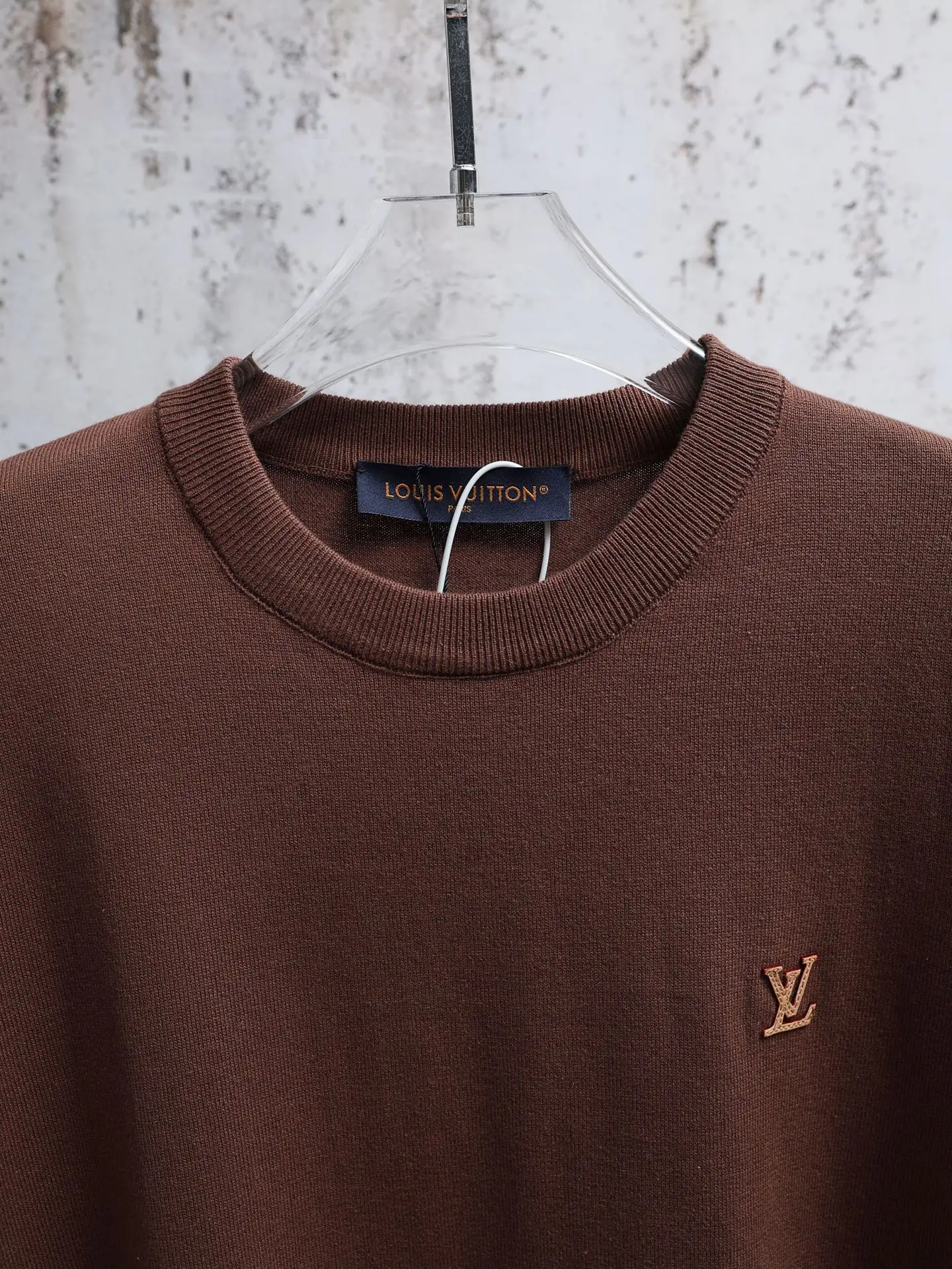 Logo-Embroidered Cotton Knit T-Shirt D19021936 — view 5