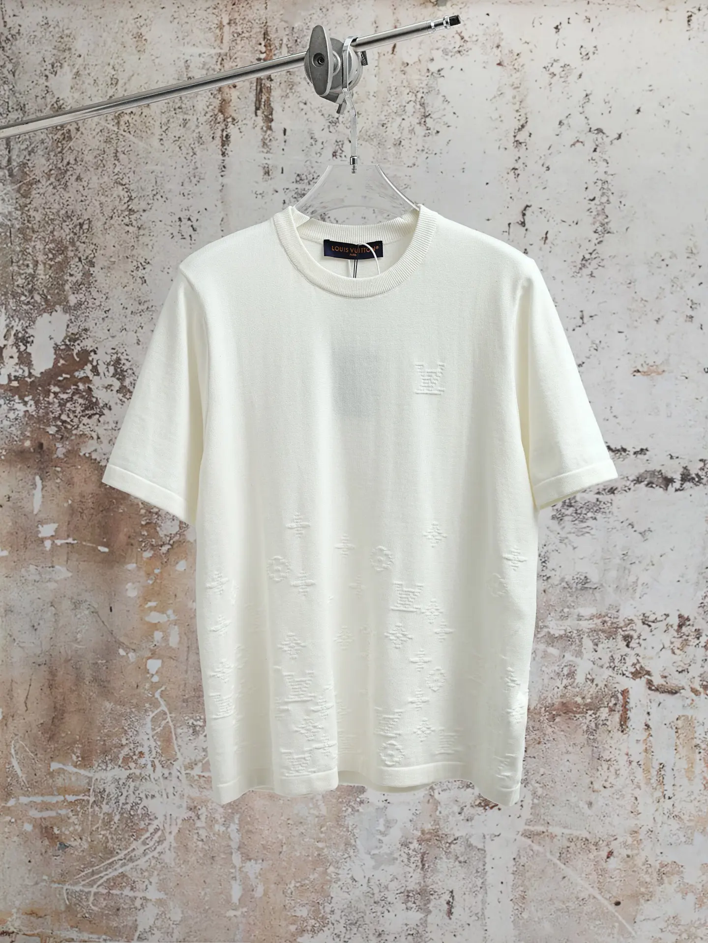 Monogram Gradient Jacquard Cotton T-Shirt D20021891
