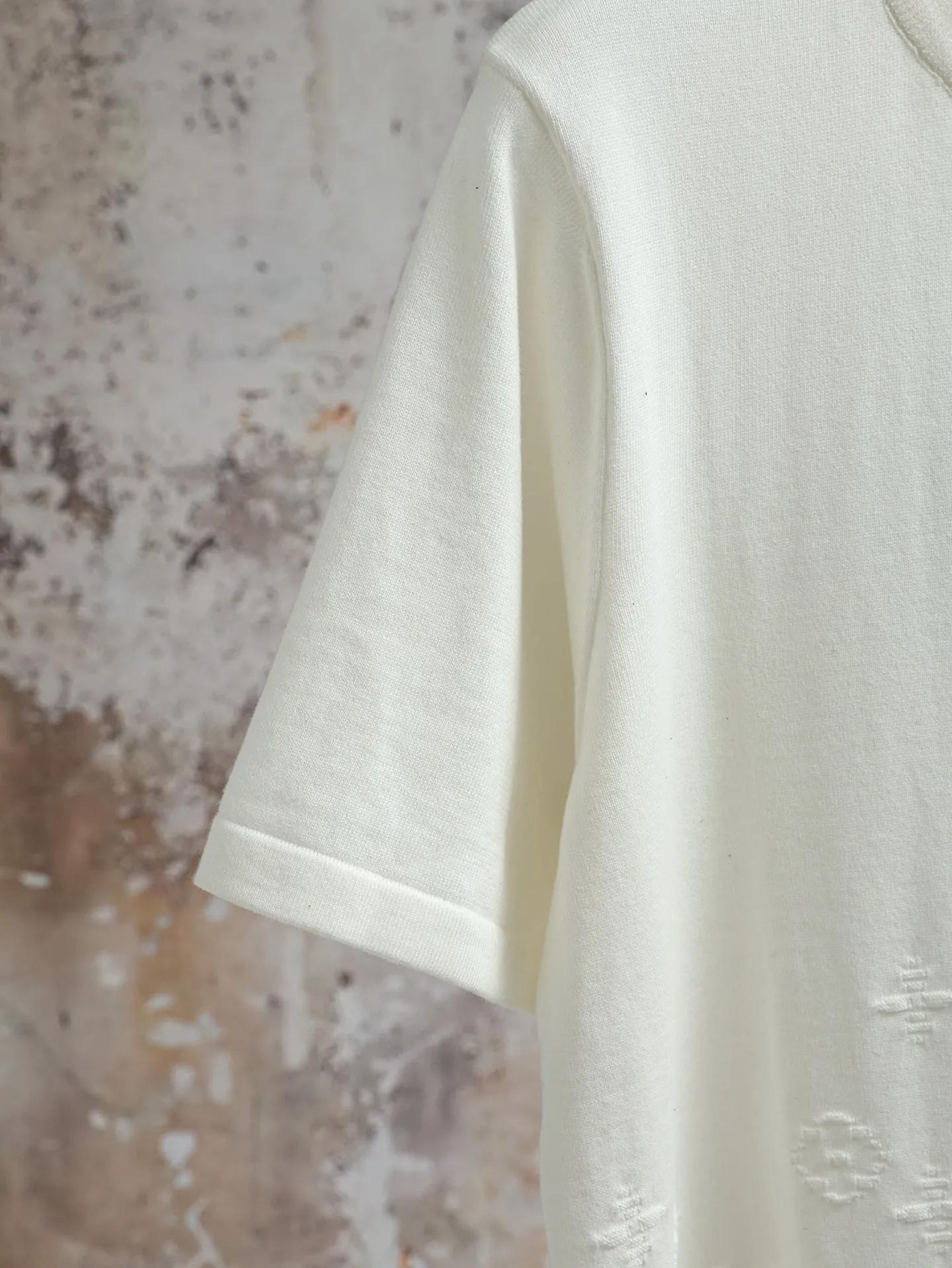 Monogram Gradient Jacquard Cotton T-Shirt D20021891 — view 6