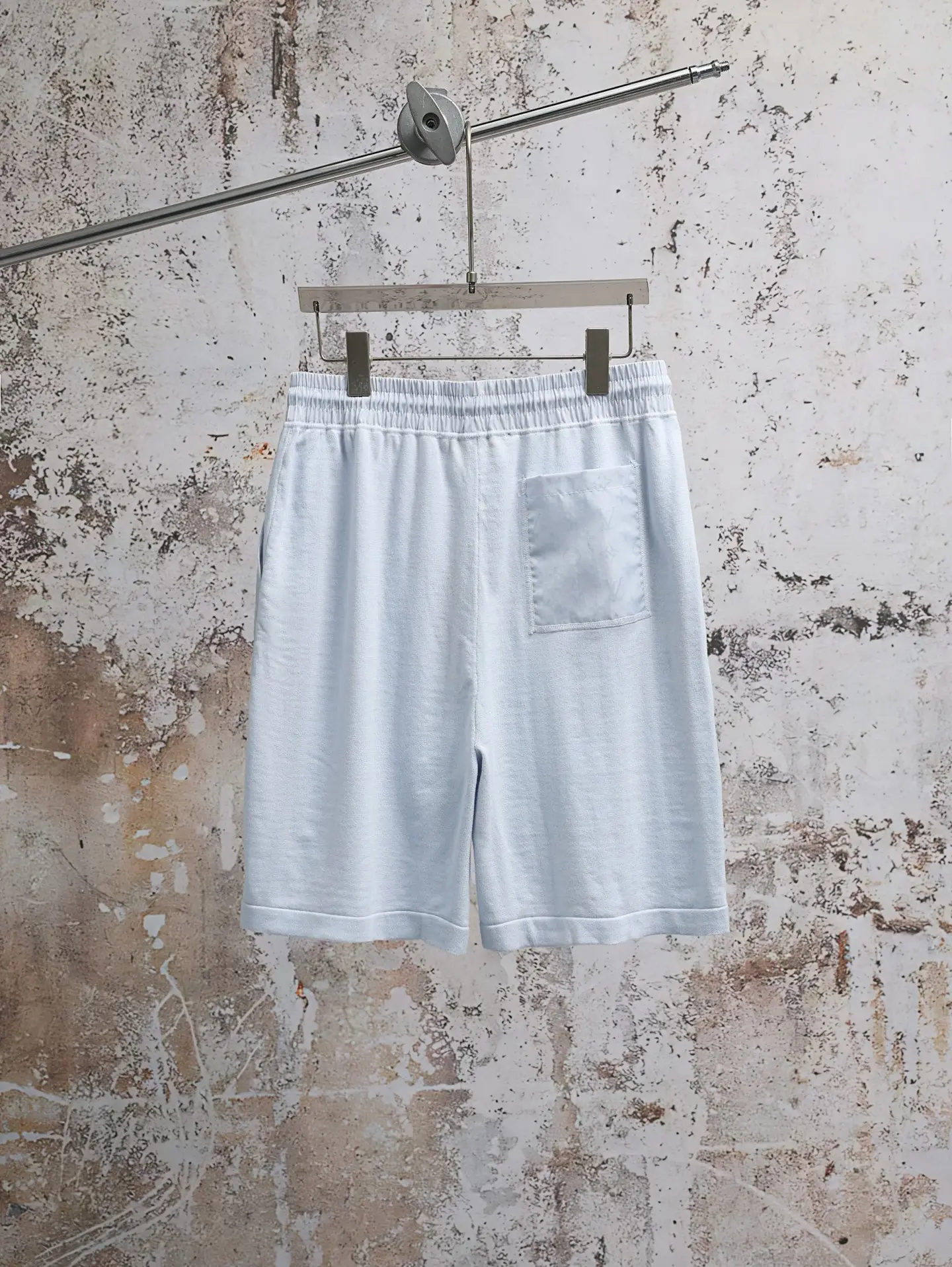 Monogram Patch Cotton Knit Shorts D21521928 — view 2