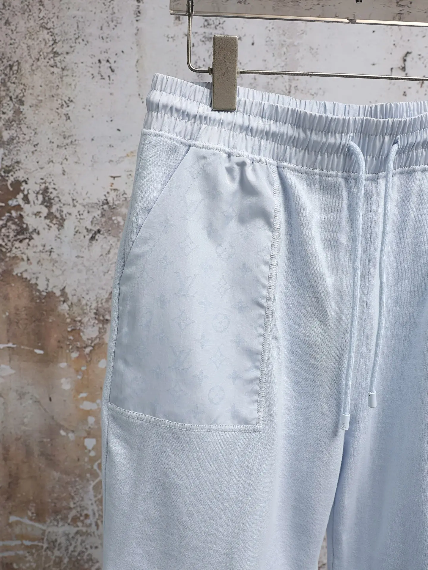 Monogram Patch Cotton Knit Shorts D21521928 — view 3