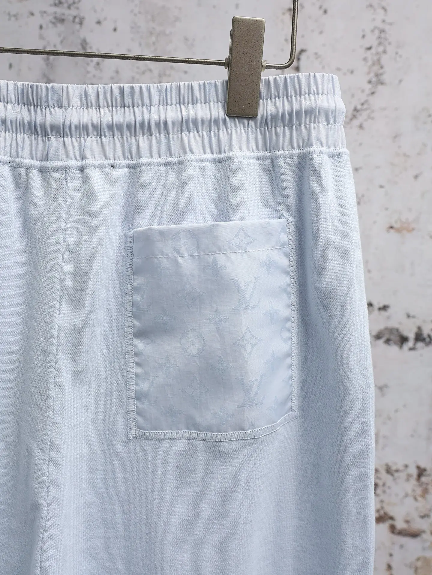 Monogram Patch Cotton Knit Shorts D21521928 — view 5