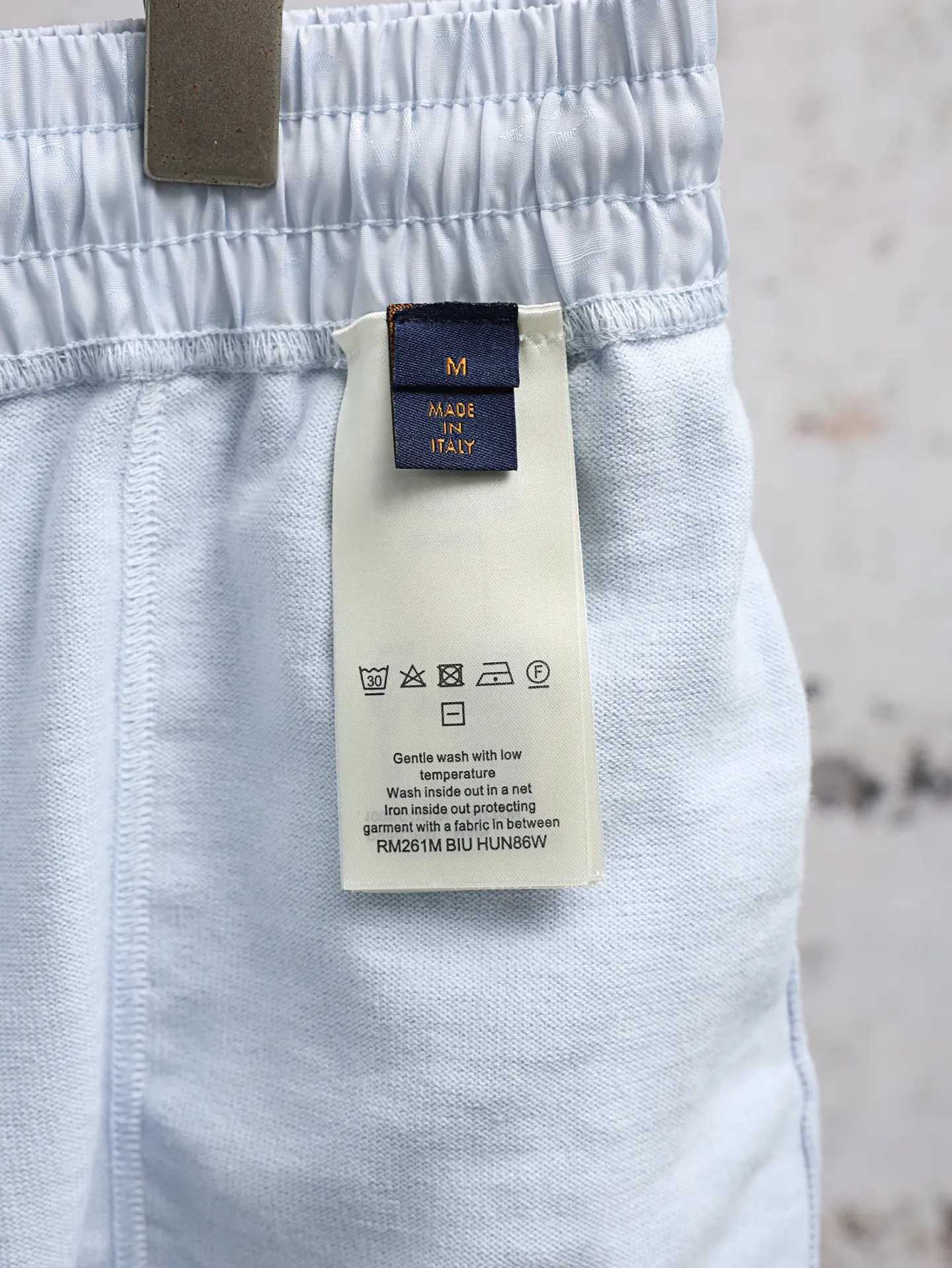 Monogram Patch Cotton Knit Shorts D21521928 — view 10