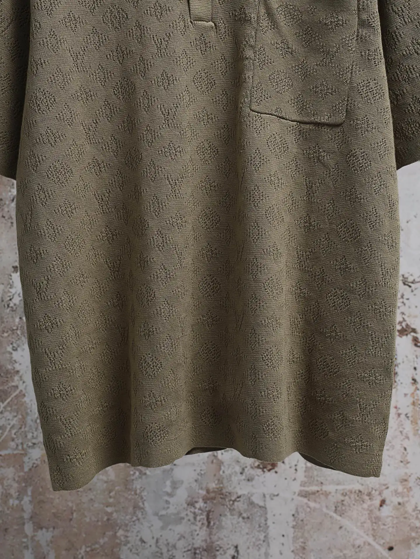 Monogram Mesh Knit Polo Shirt D21521926 — view 8