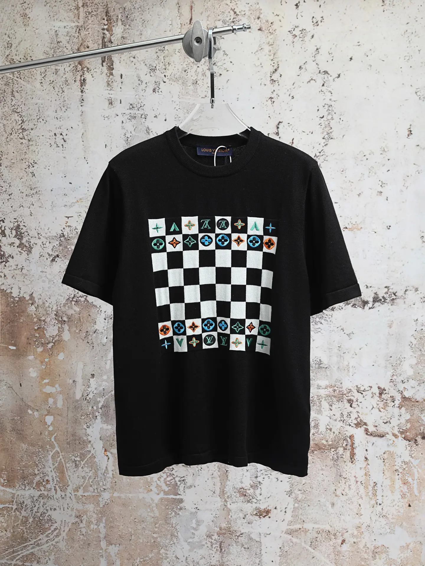 Monogram Ghost Damier Embroidered T-Shirt D22021882