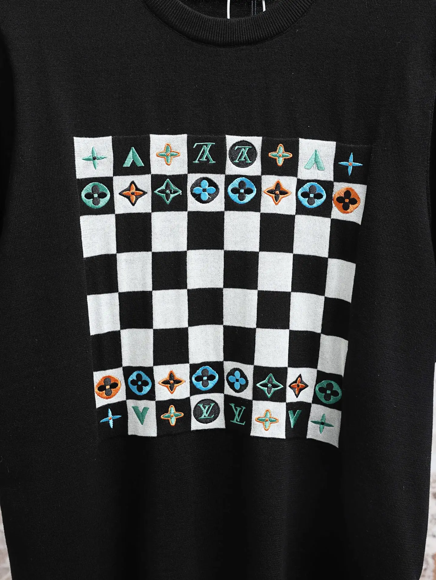 Monogram Ghost Damier Embroidered T-Shirt D22021882 — view 3