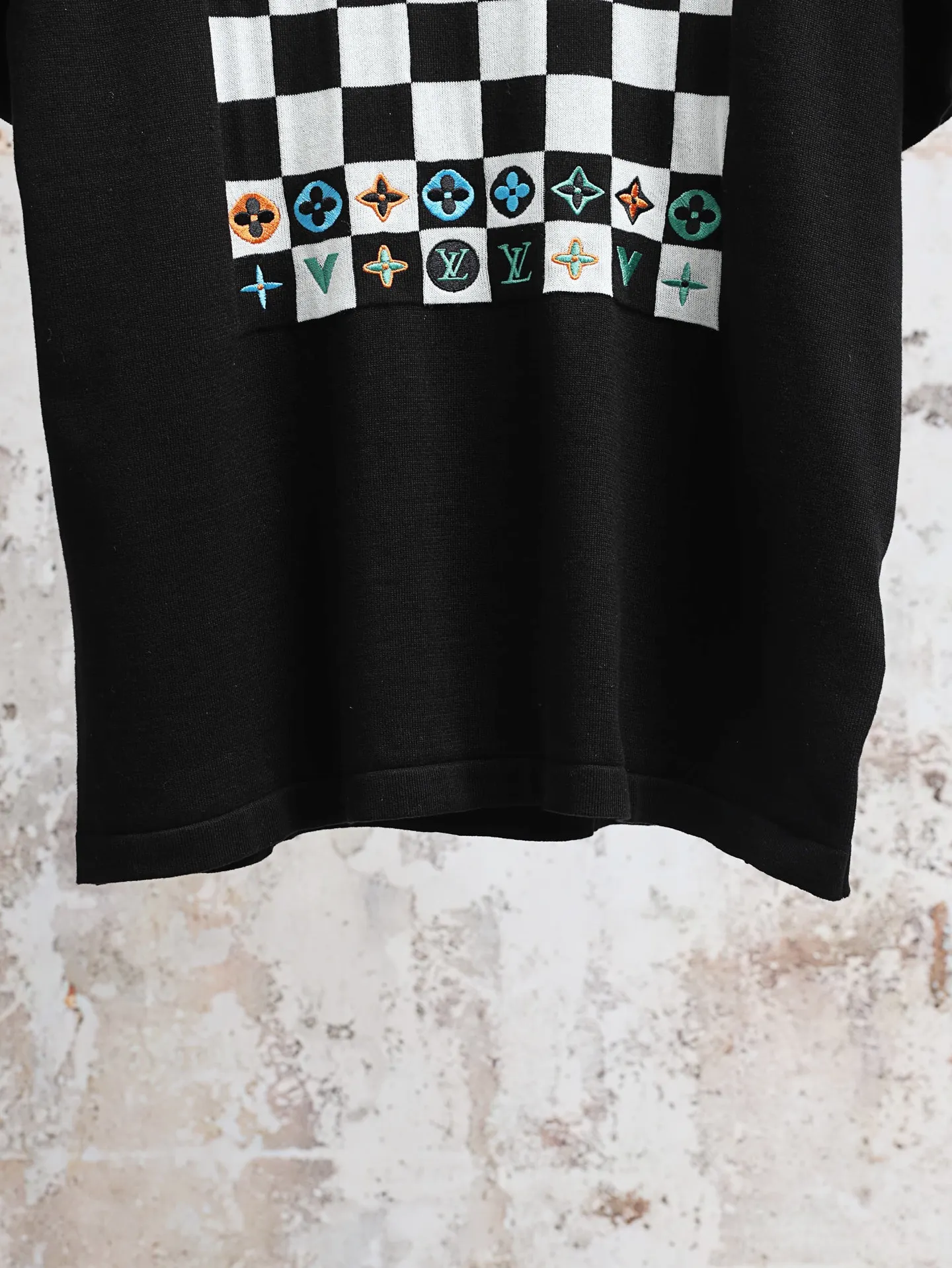 Monogram Ghost Damier Embroidered T-Shirt D22021882 — view 4