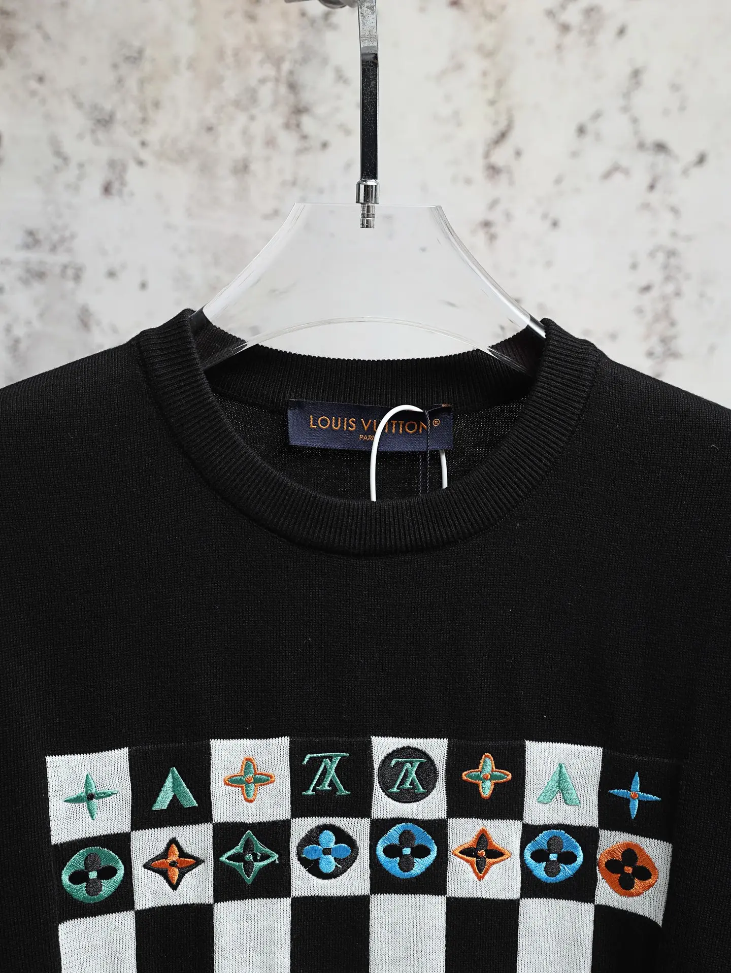 Monogram Ghost Damier Embroidered T-Shirt D22021882 — view 5