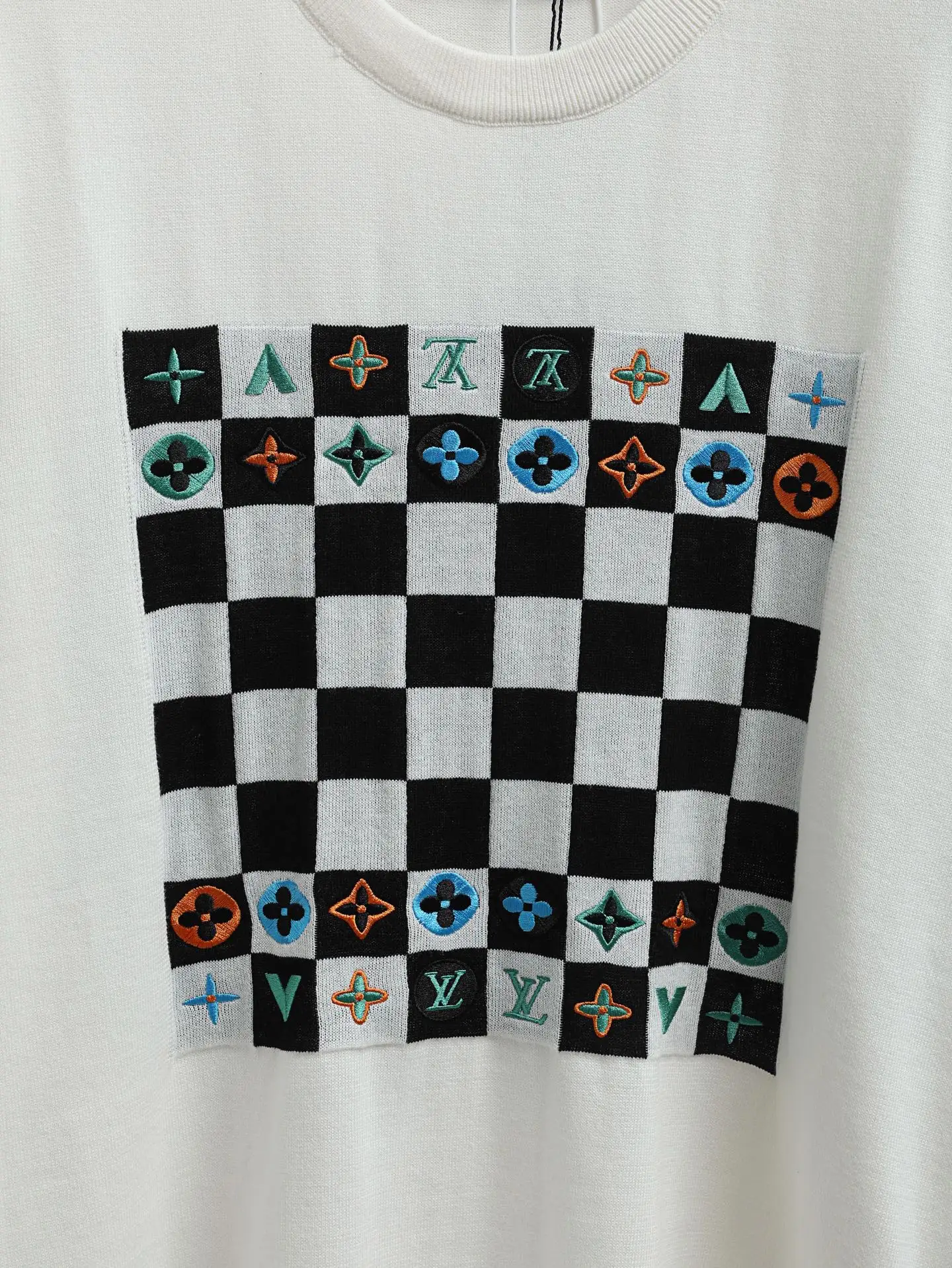 Monogram Ghost Damier Embroidered T-Shirt D22021883 — view 3