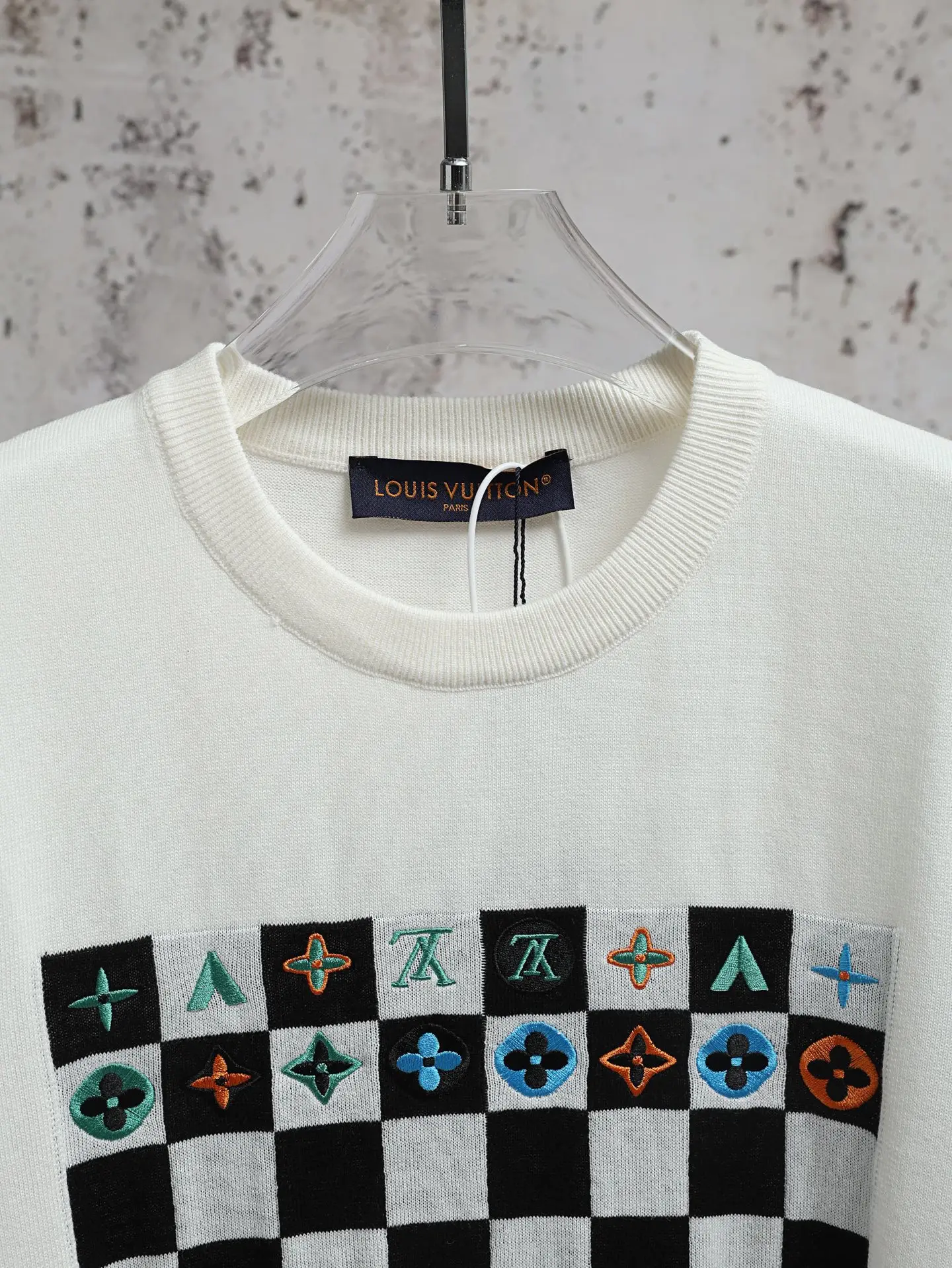 Monogram Ghost Damier Embroidered T-Shirt D22021883 — view 4