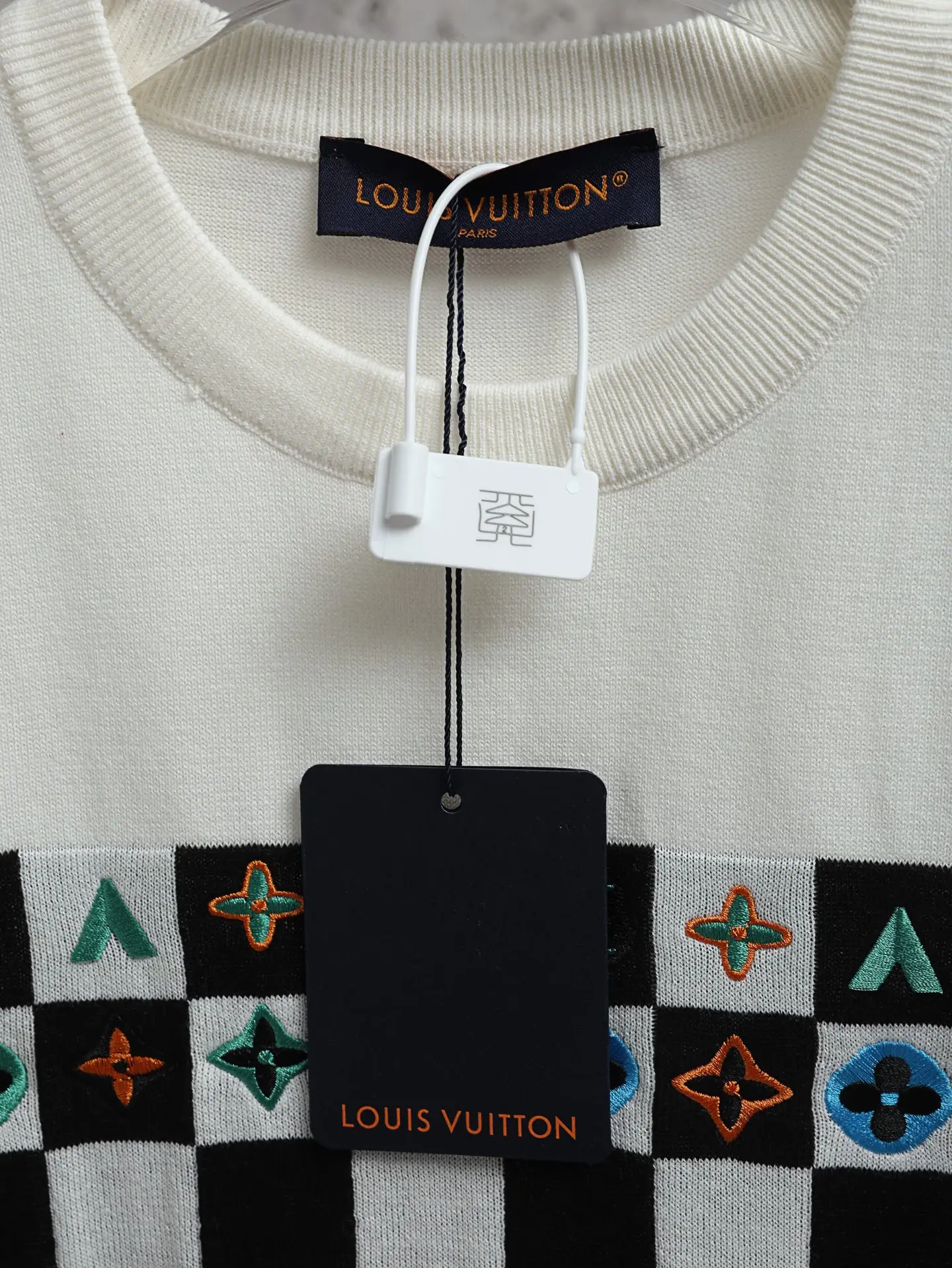 Monogram Ghost Damier Embroidered T-Shirt D22021883 — view 5