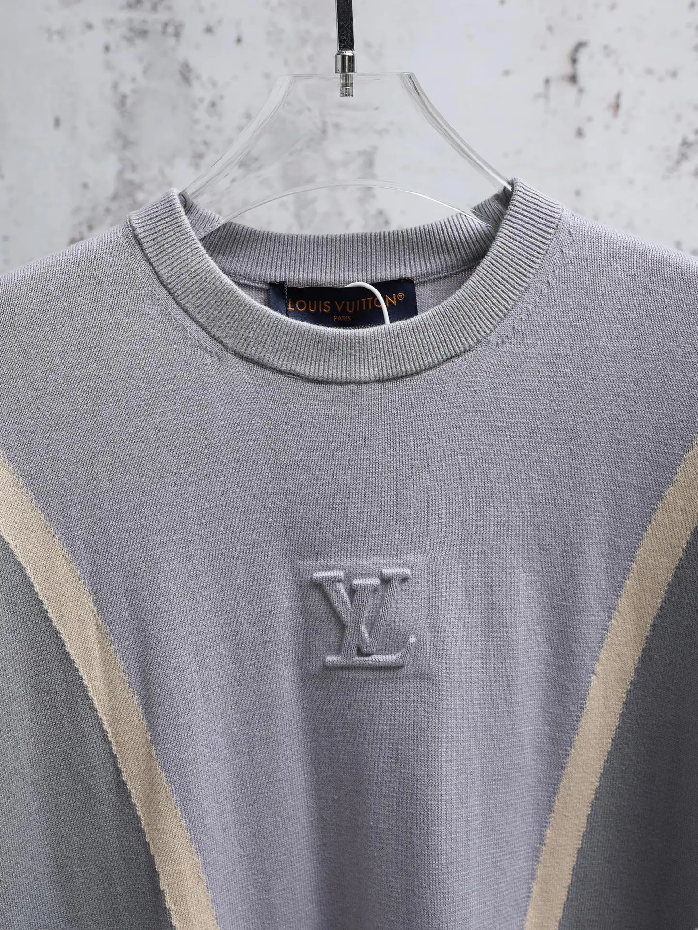 Logo Jacquard Cotton T-Shirt D22021939 — view 3