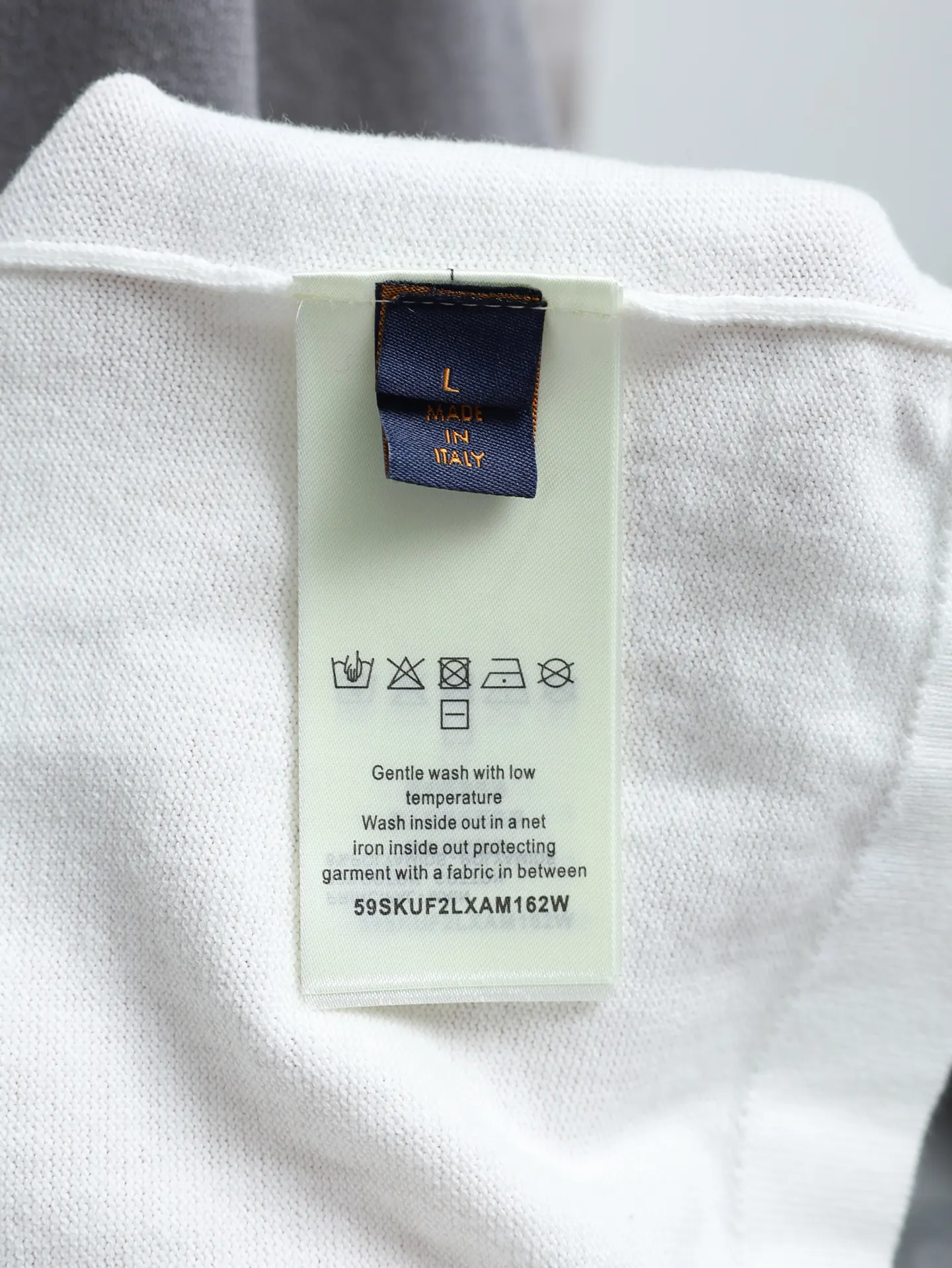 Logo Jacquard Cotton T-Shirt D22021939 — view 9