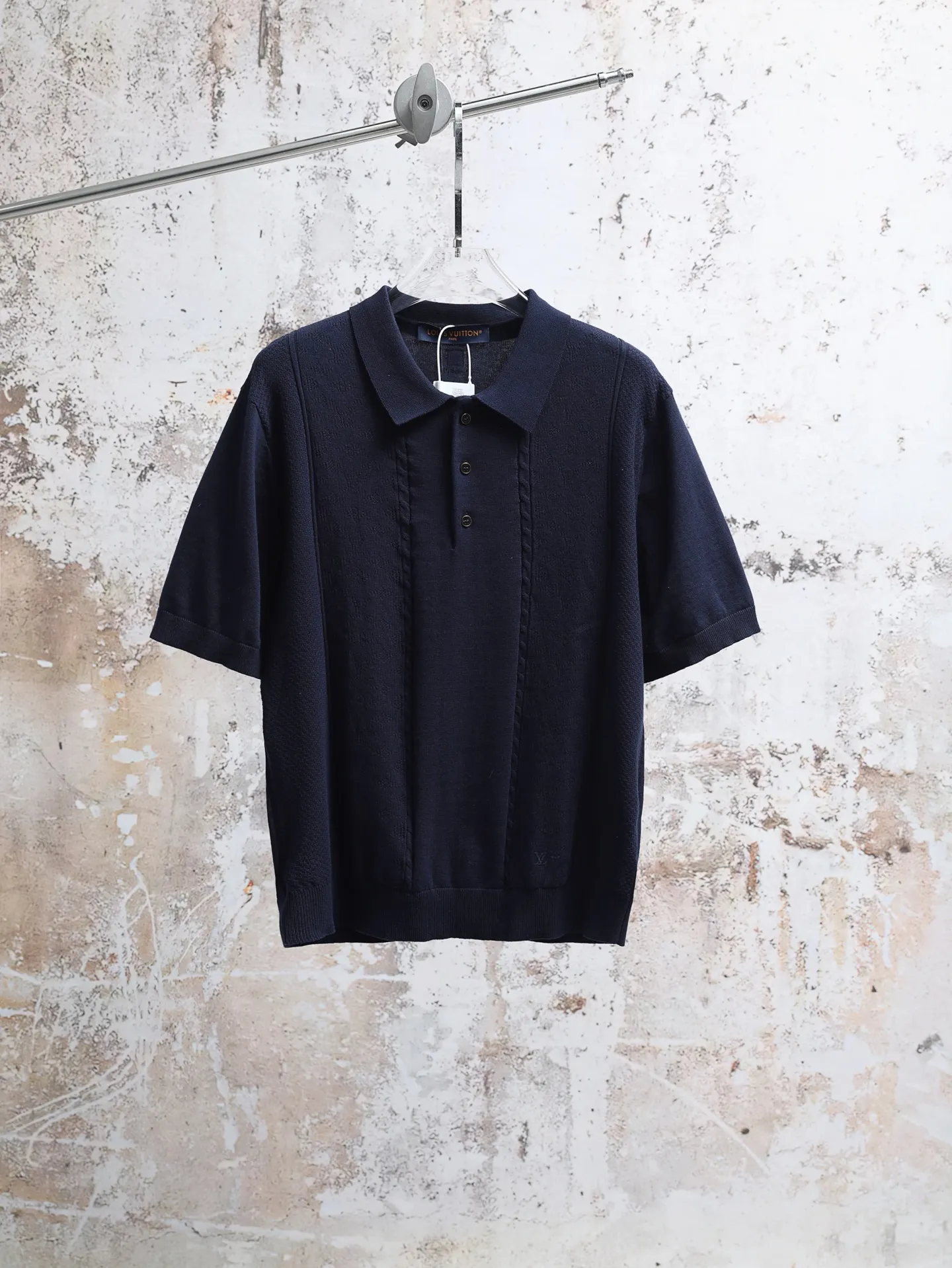 Monogram Mesh Knit Polo Shirt D22521940