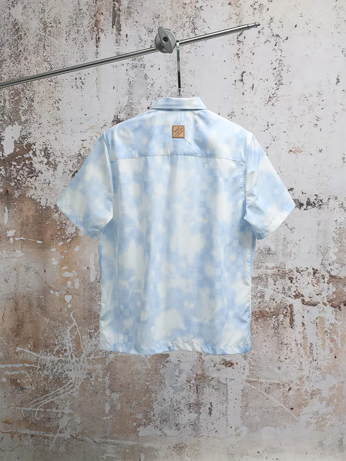 Monogram Cloud Print Short-Sleeve Shirt D23021929 — view 2