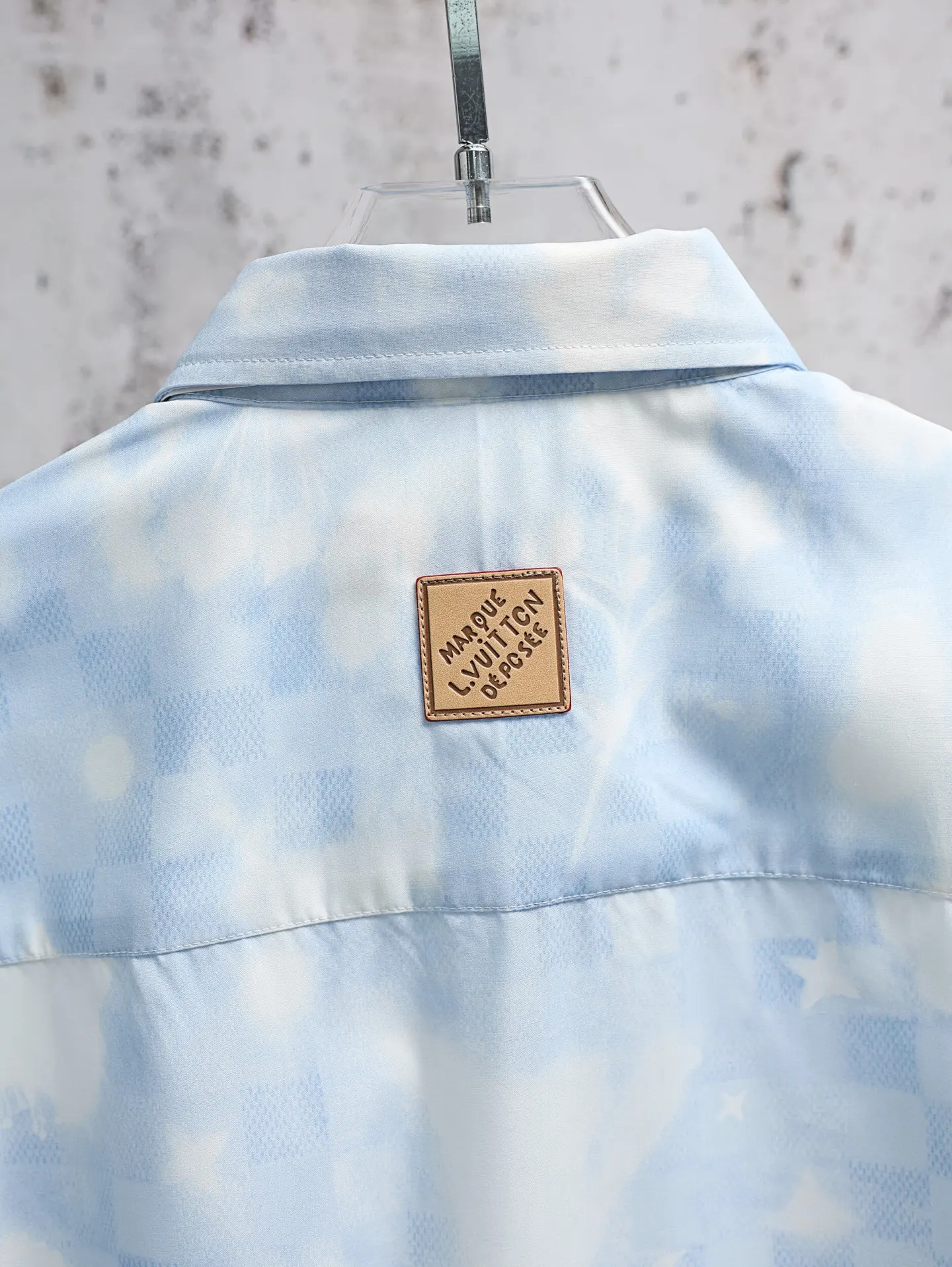 Monogram Cloud Print Short-Sleeve Shirt D23021929 — view 5