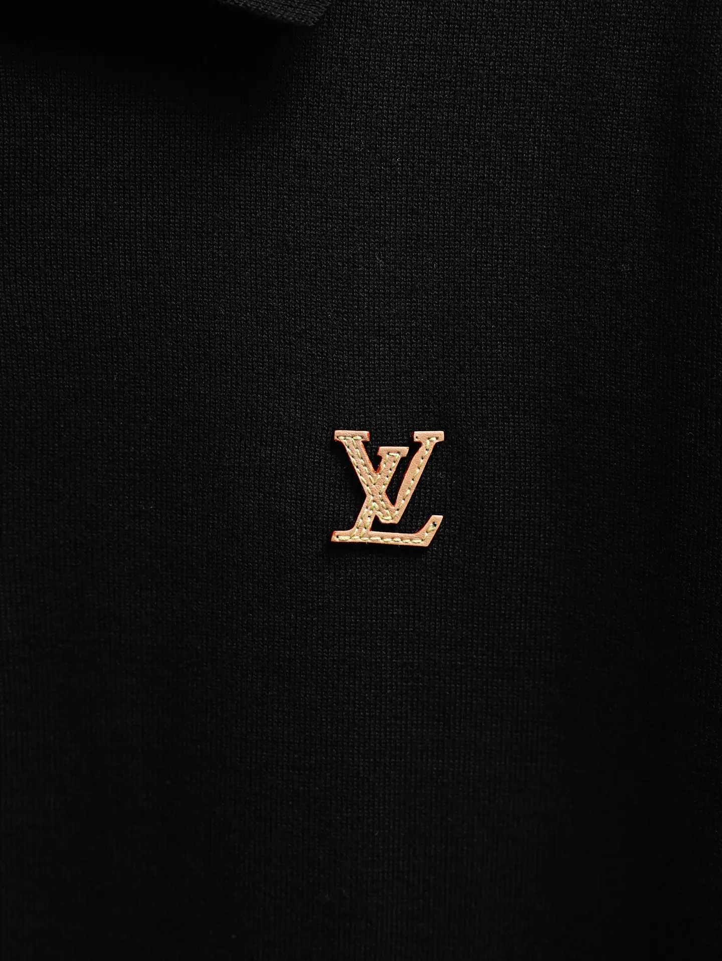 Logo Patch Cotton Polo Shirt D23021920 — view 3