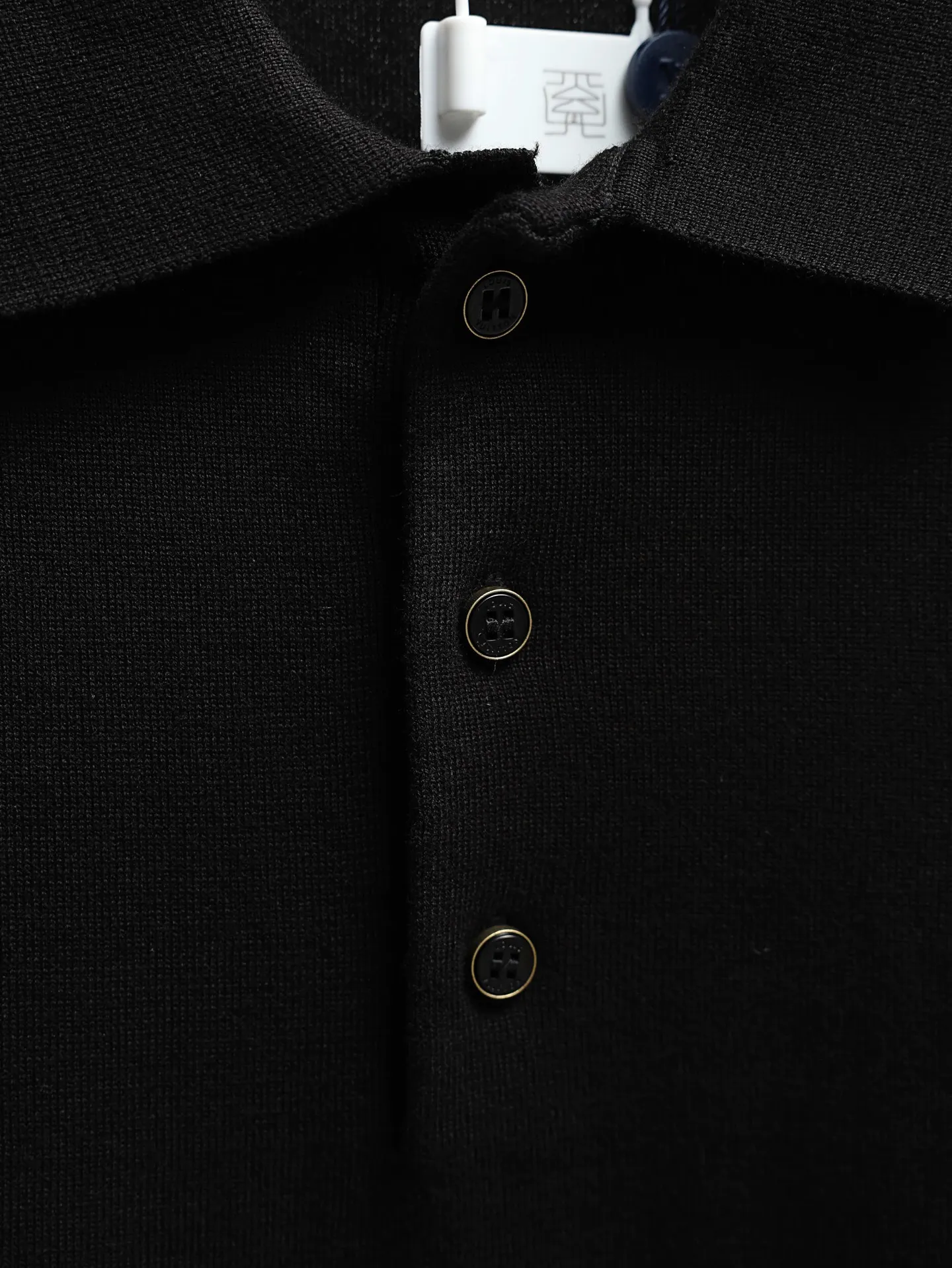 Logo Patch Cotton Polo Shirt D23021920 — view 4