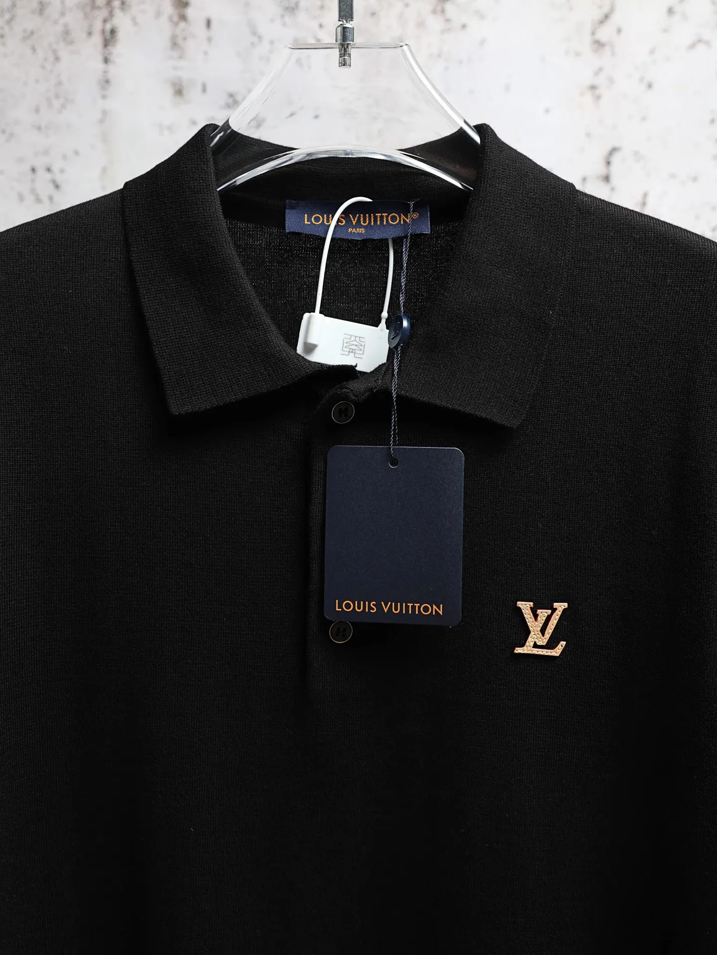 Logo Patch Cotton Polo Shirt D23021920 — view 6